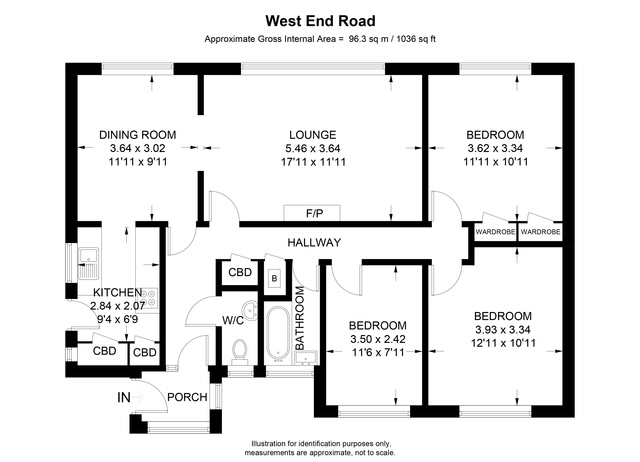 Tamarisk, West End Road, Colchester floorplan