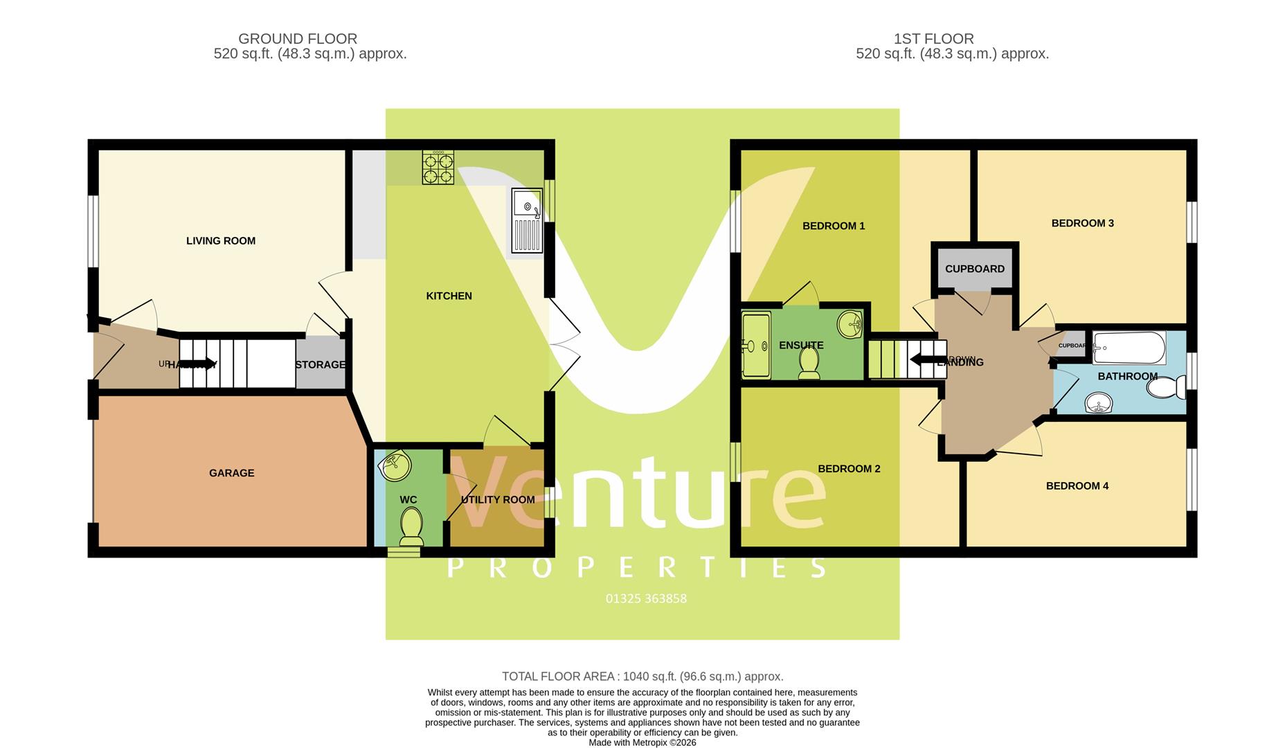 12, Browdie Road, Darlington floorplan