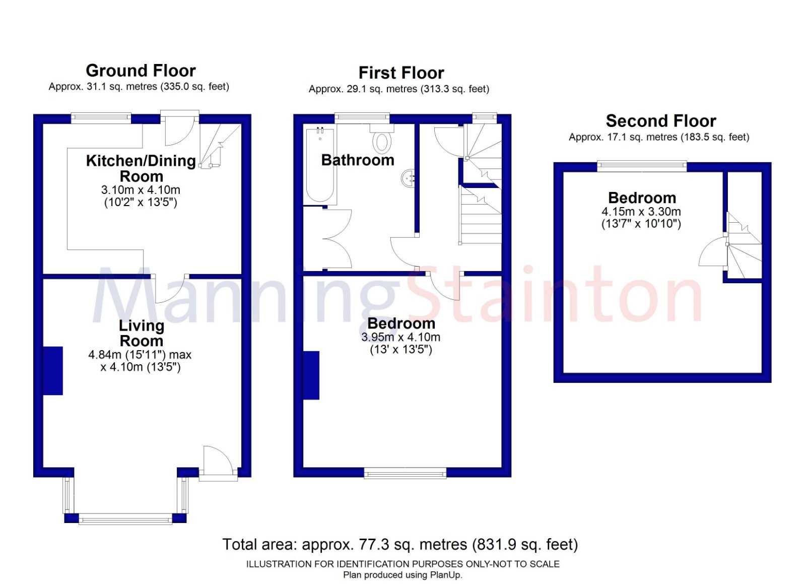 272, Low Lane, Leeds floorplan