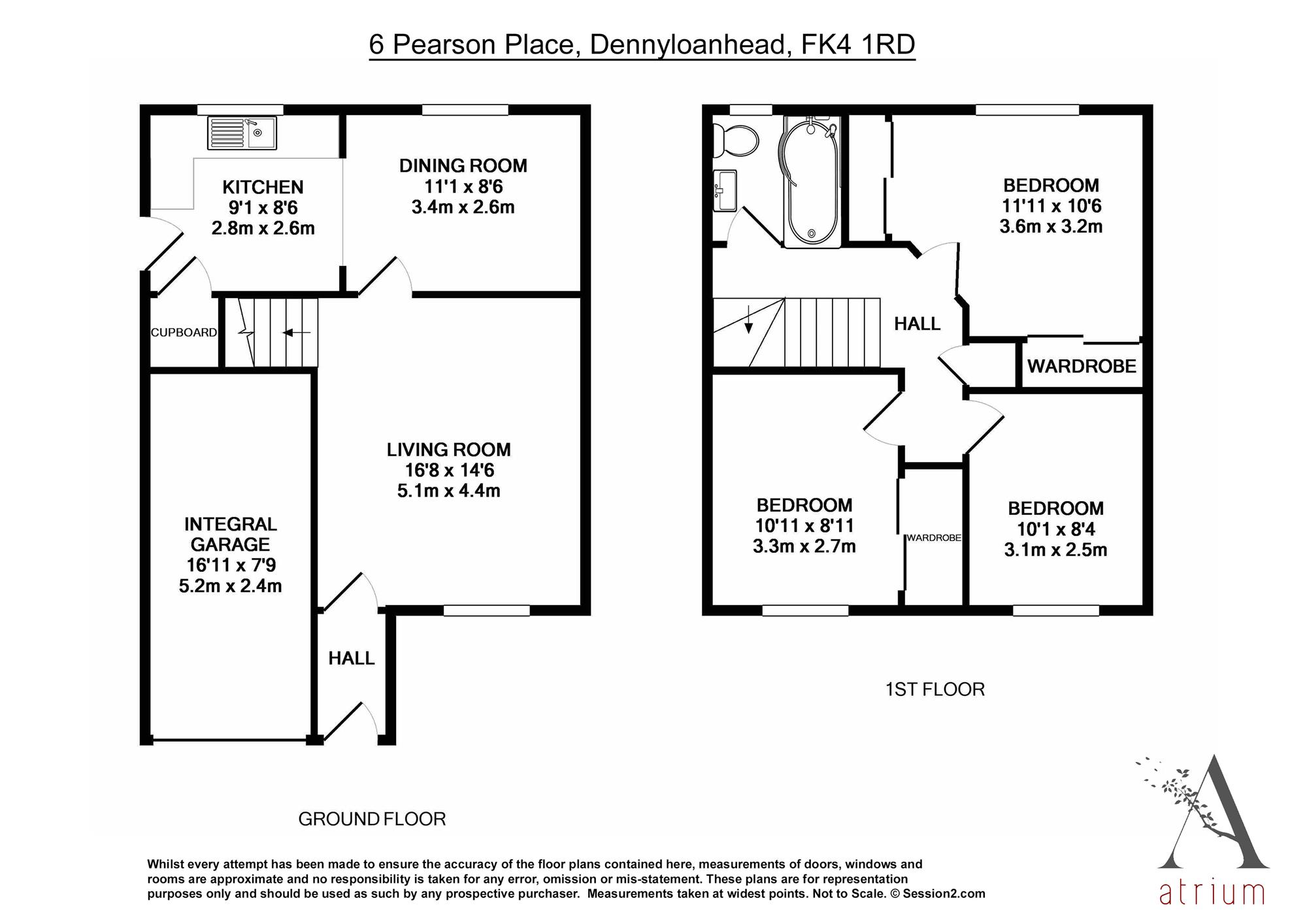 3 Bedrooms Semi-detached house for sale in Pearson Place, Dennyloanhead, Bonnybridge FK4