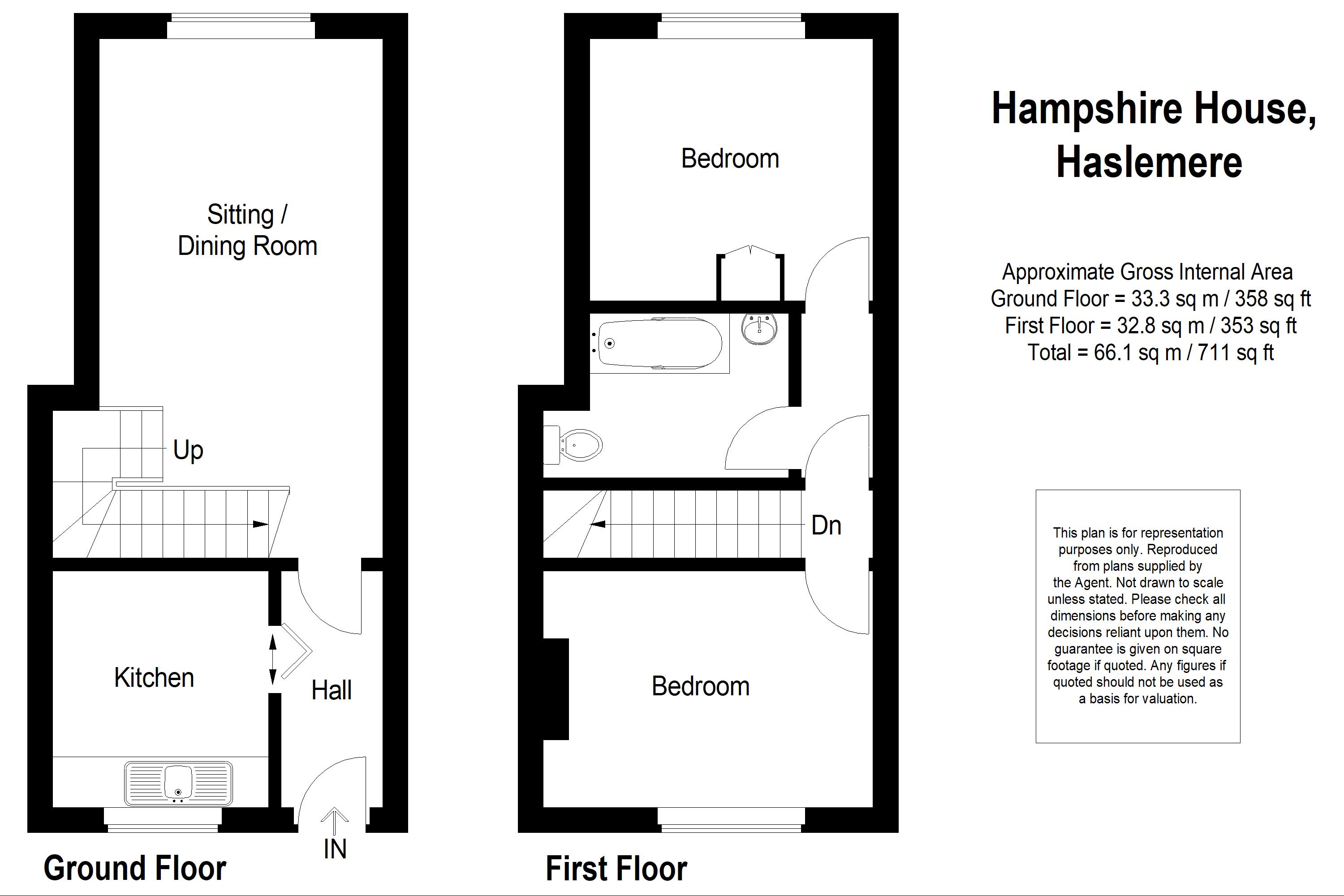 2 bed property to rent in Bramshott Court, Tunbridge Lane, Bramshott