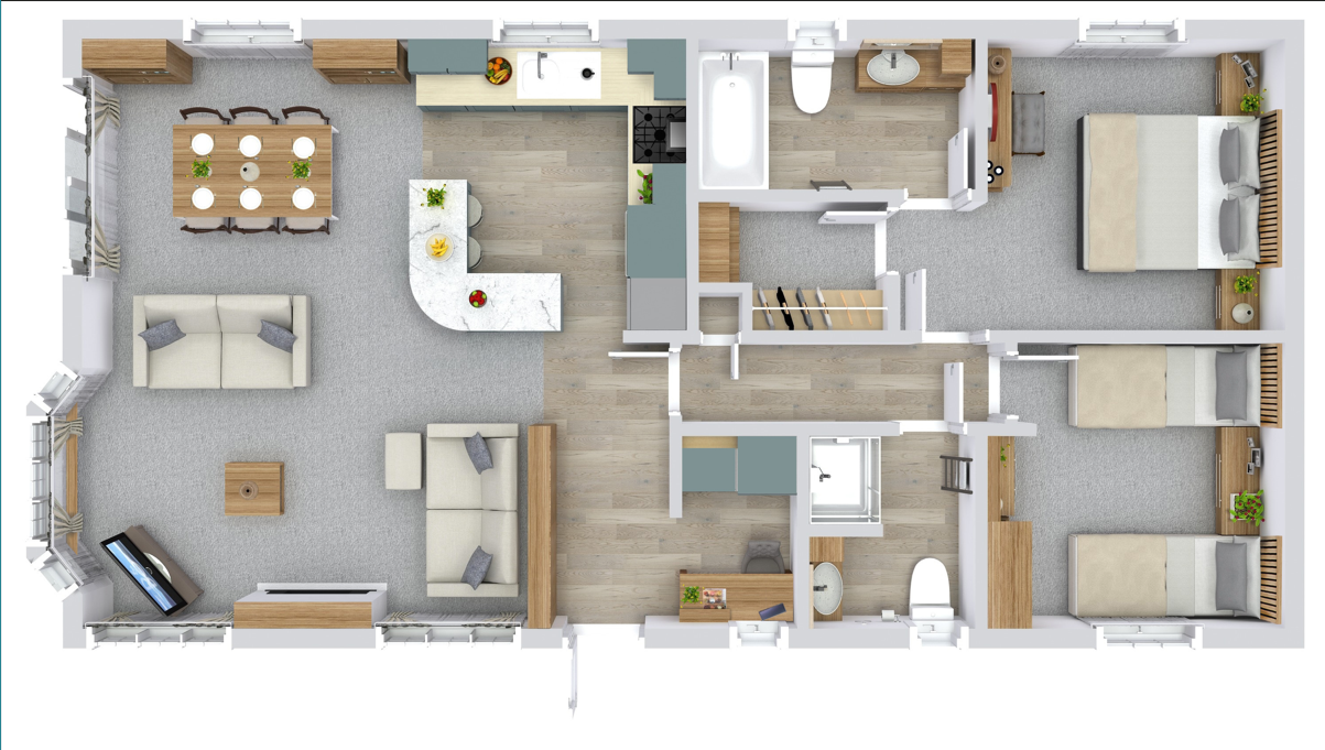 52, Green Meadow Premier Leisure Park, Oxwich floorplan