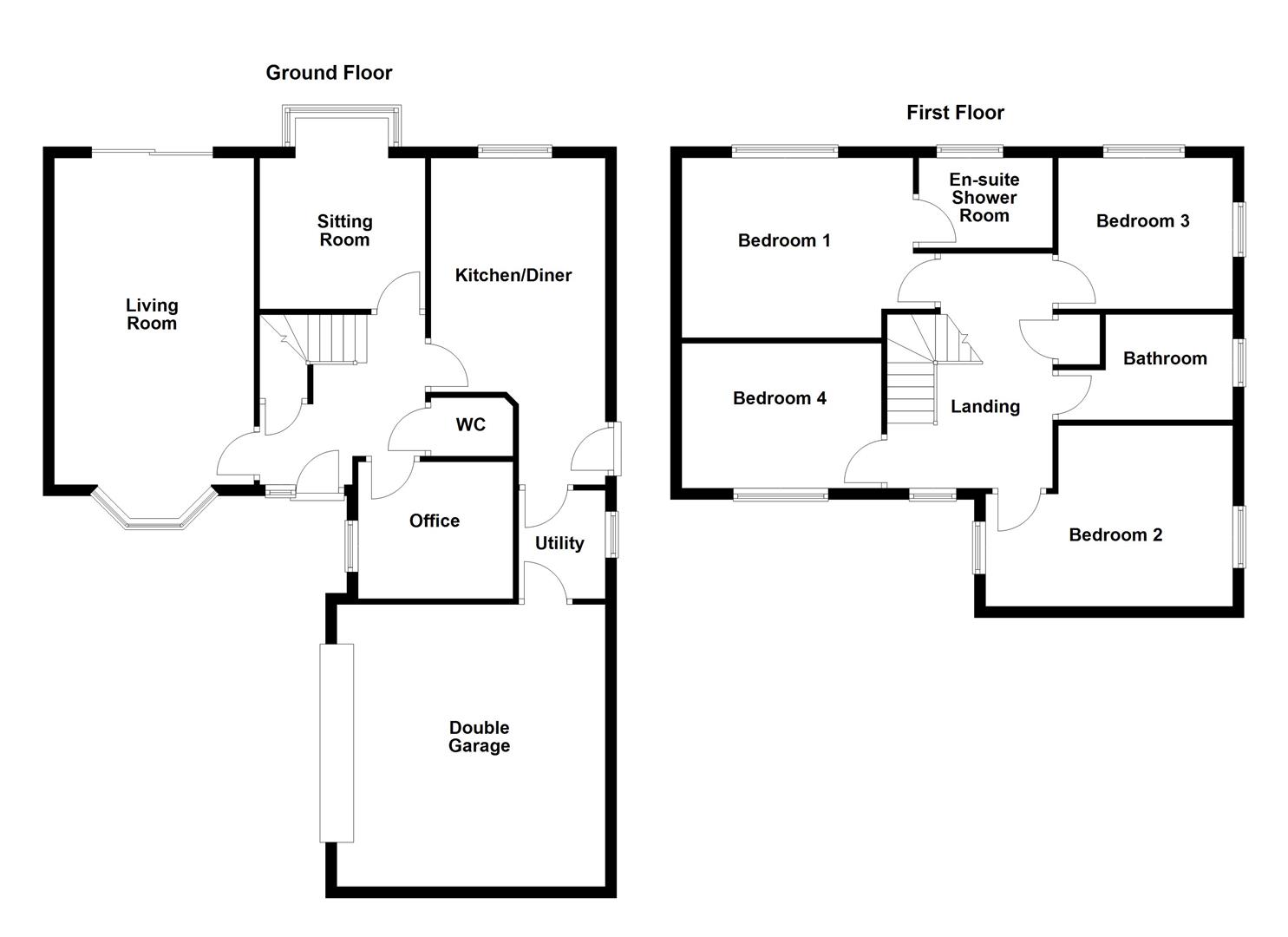 47, Manor House, Wakefield floorplan