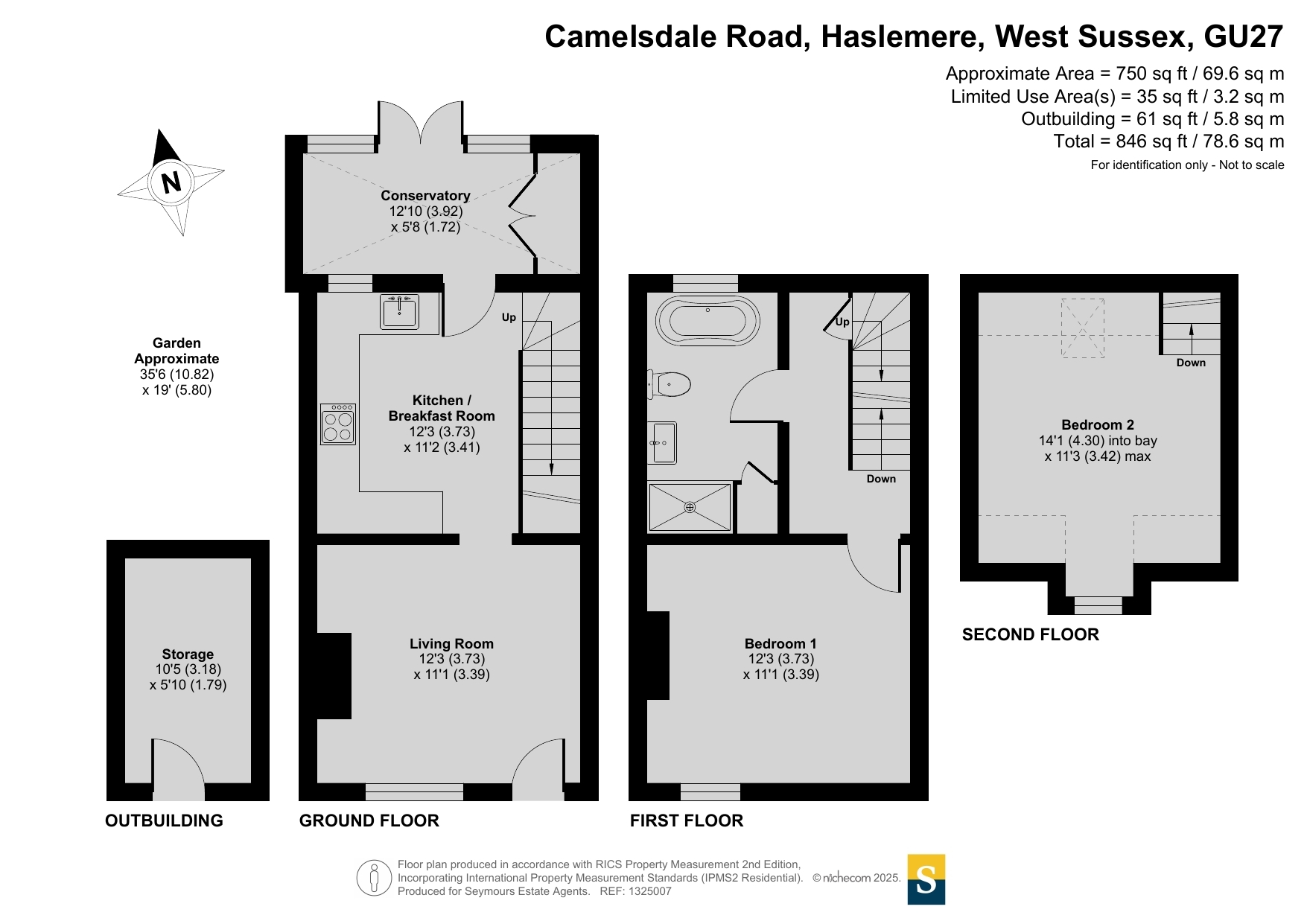 44, Camelsdale Road, West Sussex floorplan