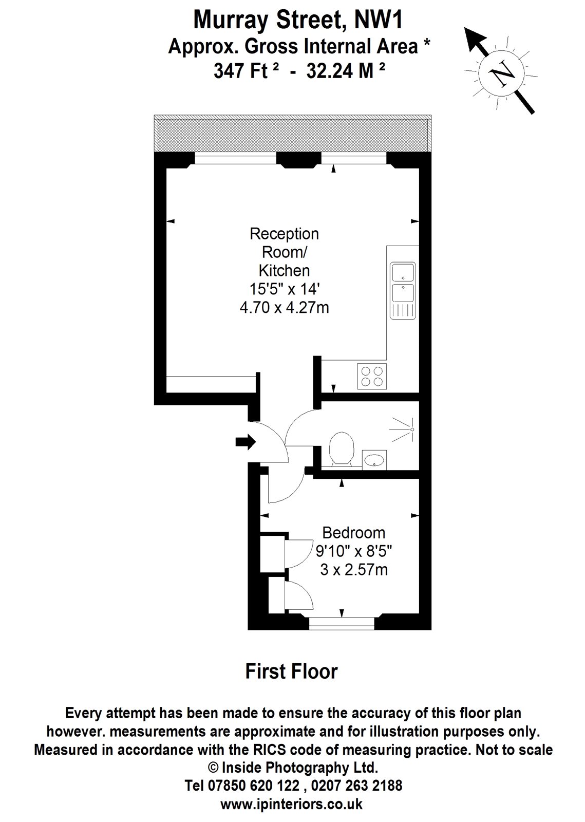 1 Bedrooms  to rent in Murray Street, London NW1