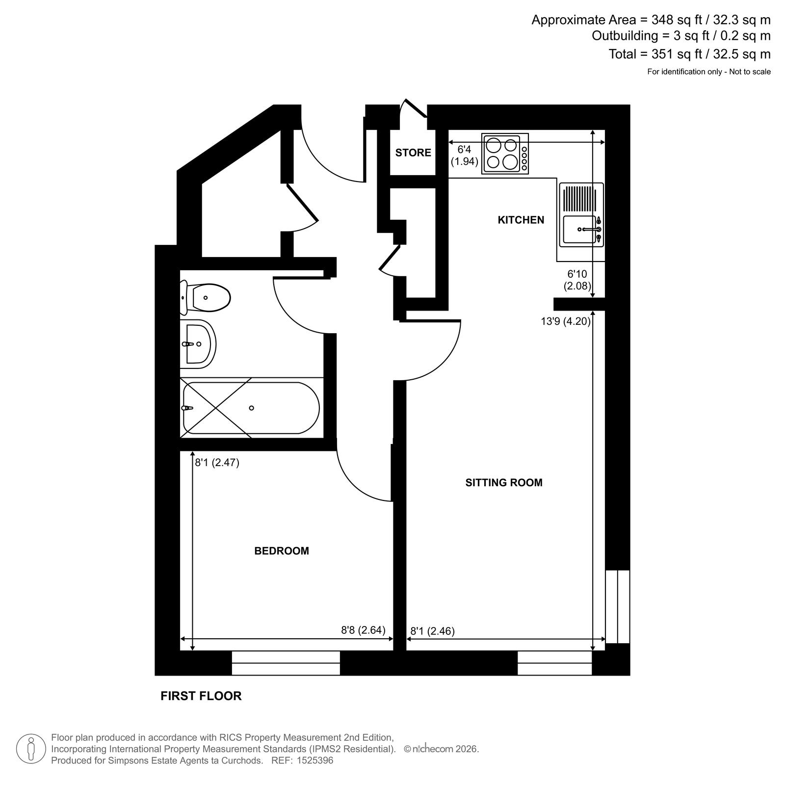 12 Gate Court,, Gateway, Weybridge floorplan