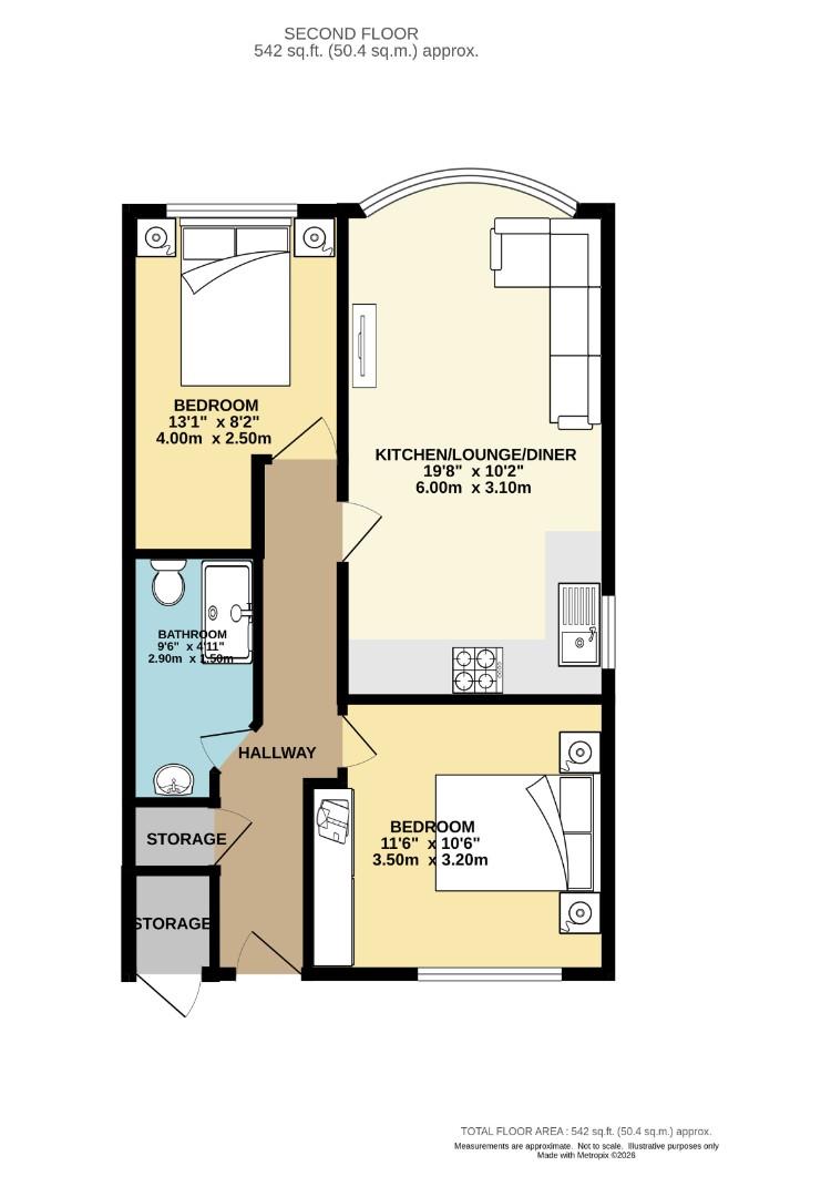 Everett Court, Manchester floorplan