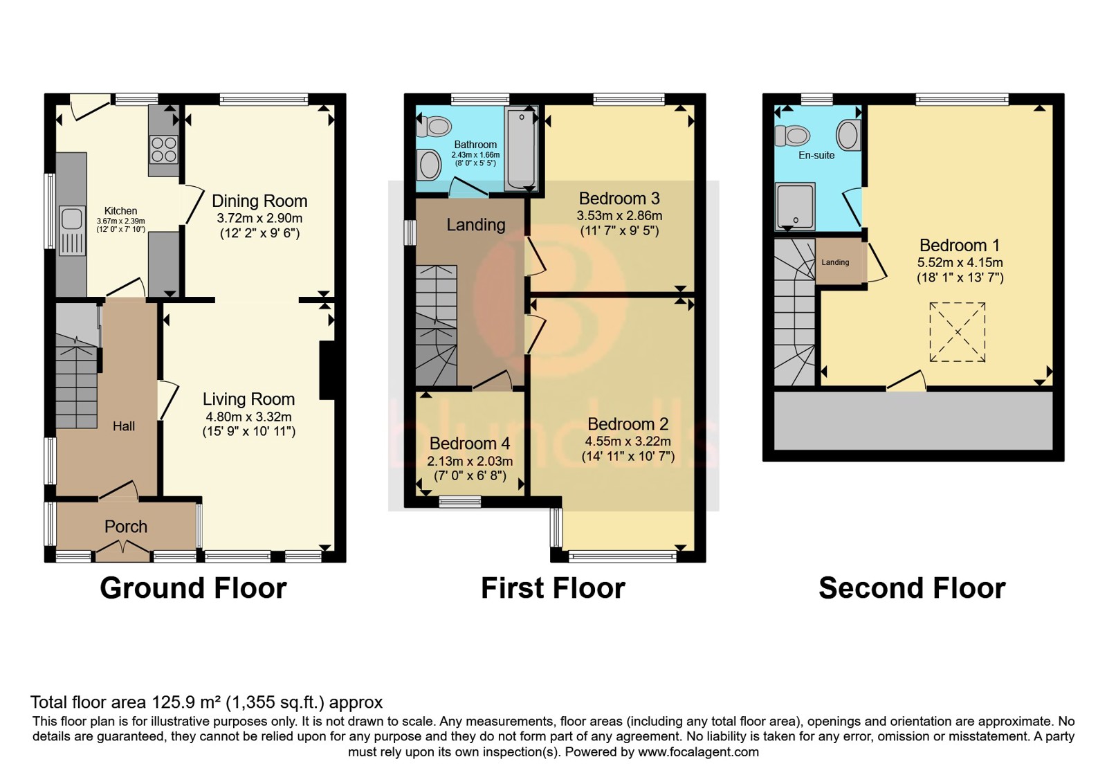 5, St. Albans Close, South Yorkshire floorplan
