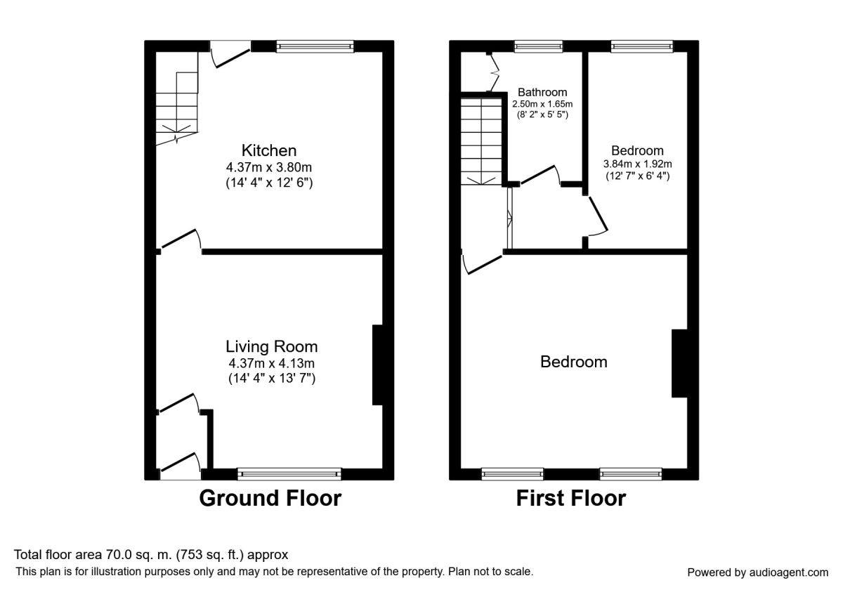 2 Bedrooms Terraced house to rent in Memorial Road, Worsley, Manchester M28