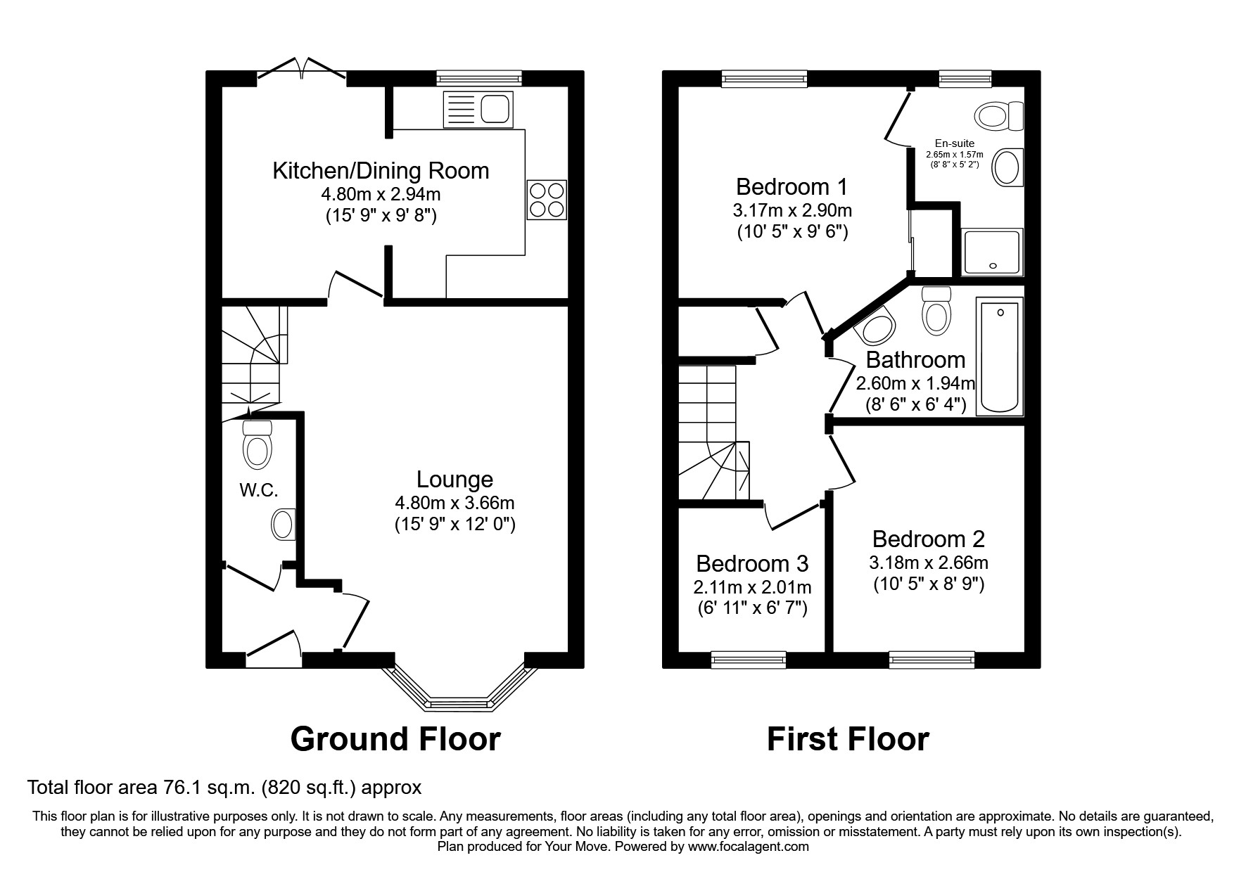 24, Old School Lane, Nottingham floorplan