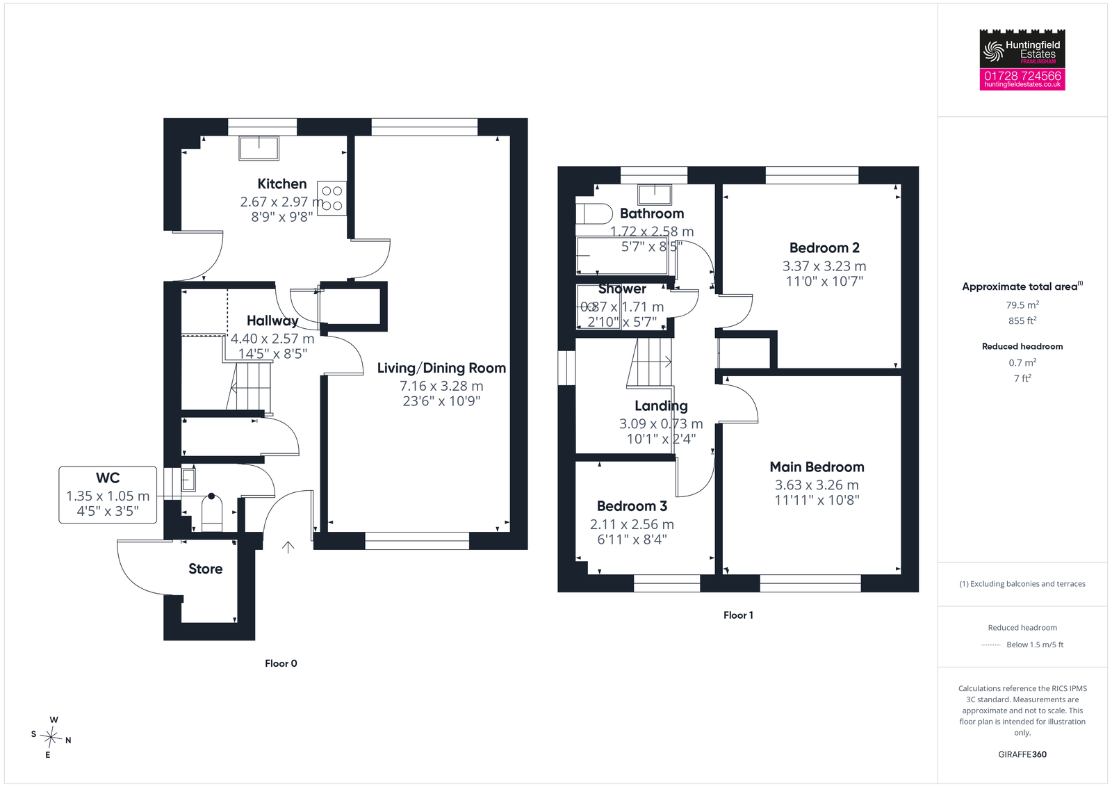 56, Danforth Close, Woodbridge floorplan