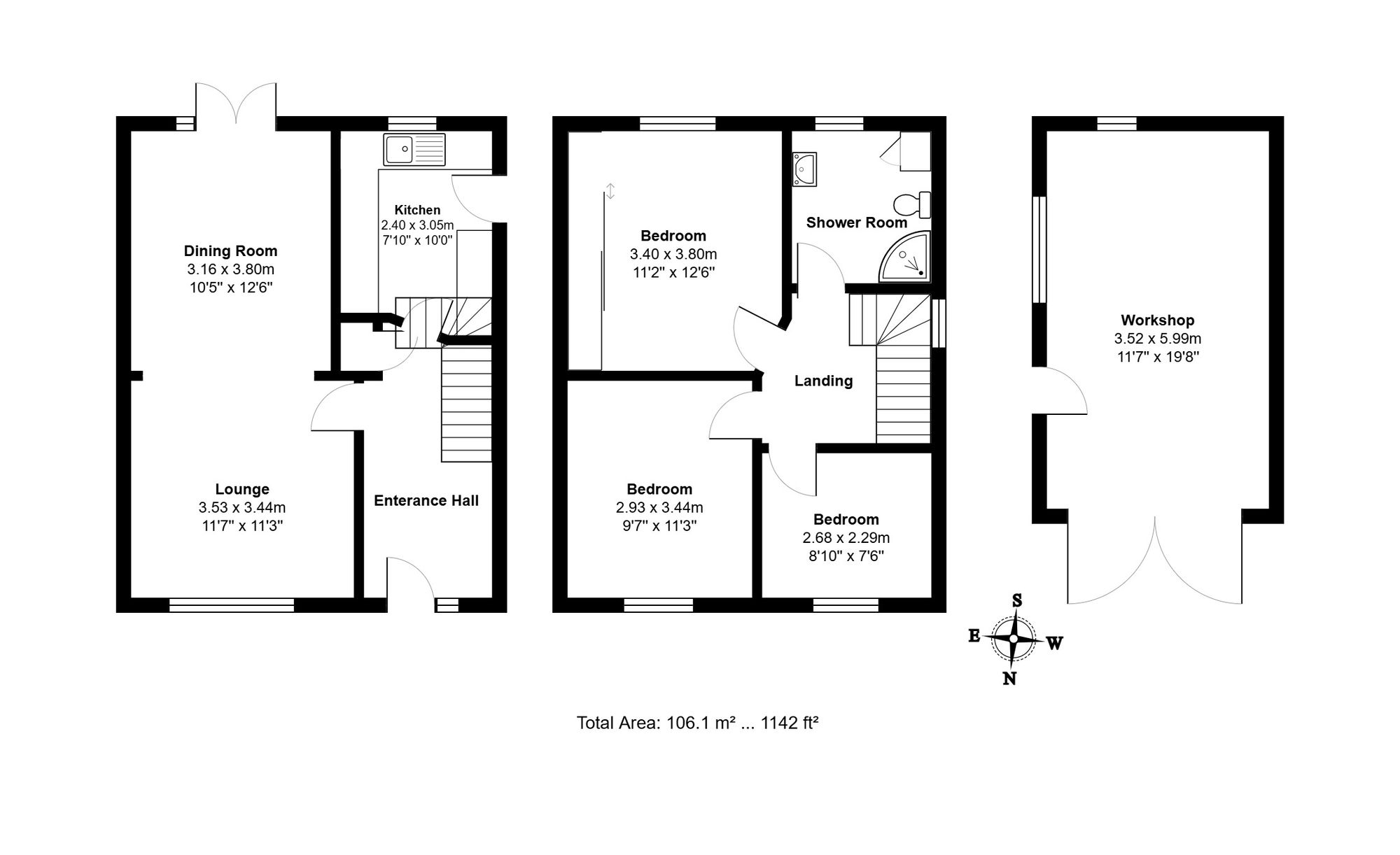 38 Garrett Crescent, Leiston floorplan