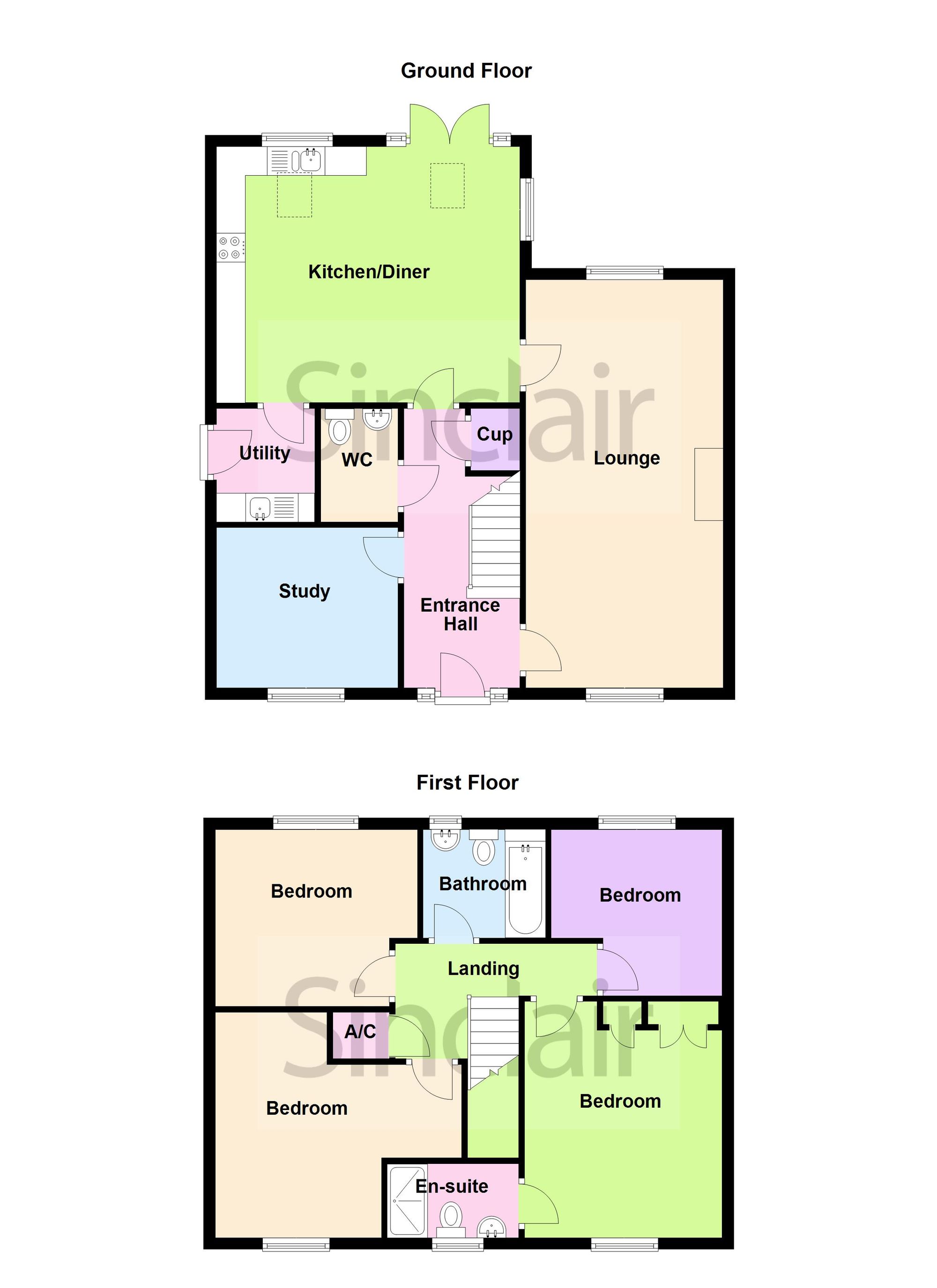 14 Griffin Road, Coalville floorplan