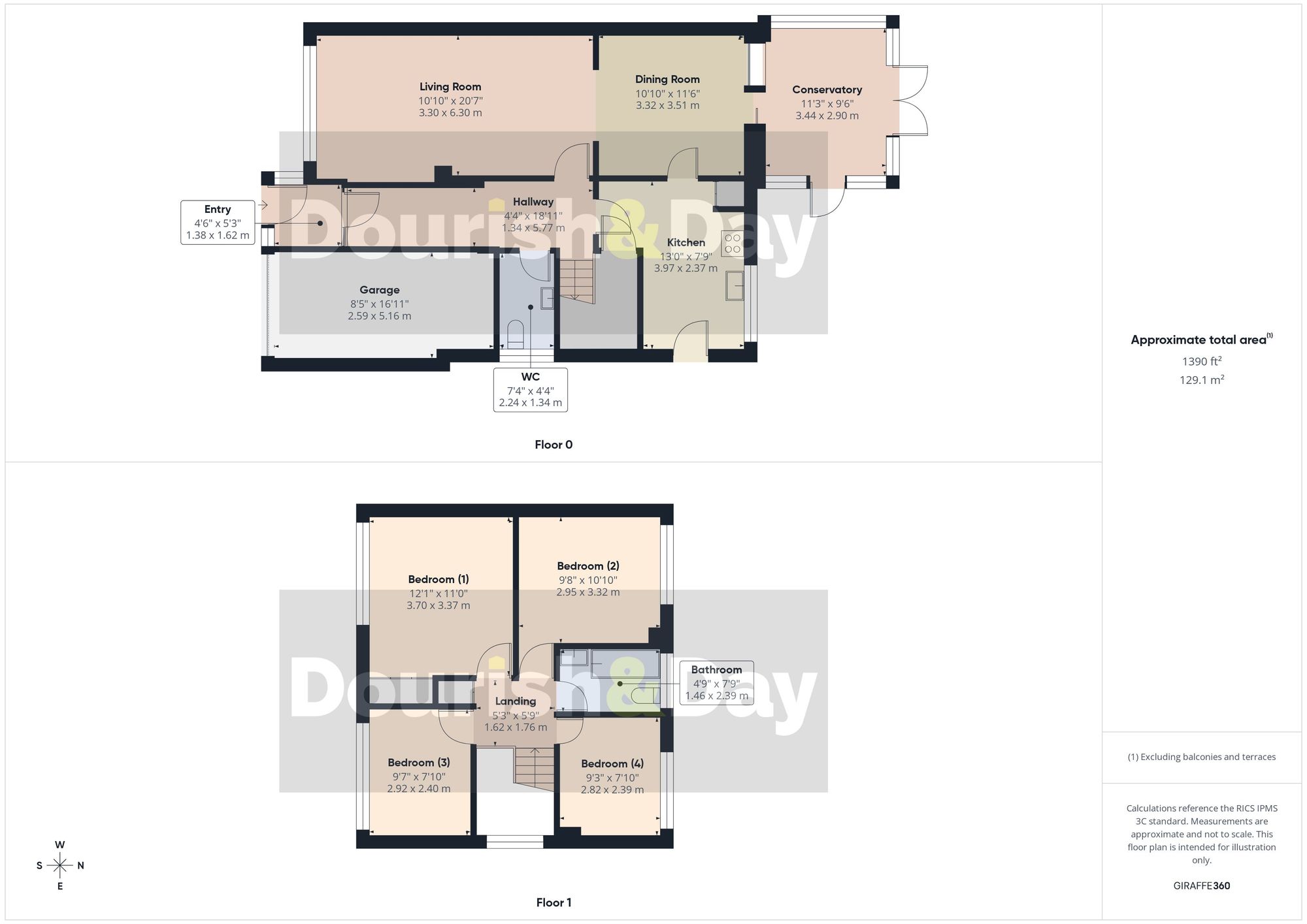5 Felden Close, Stafford floorplan
