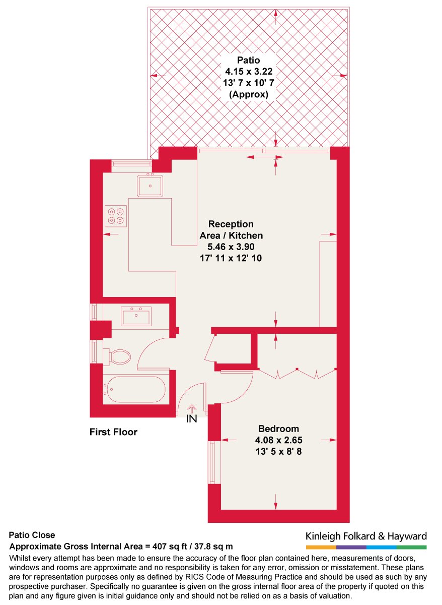 14, Patio Close, London floorplan