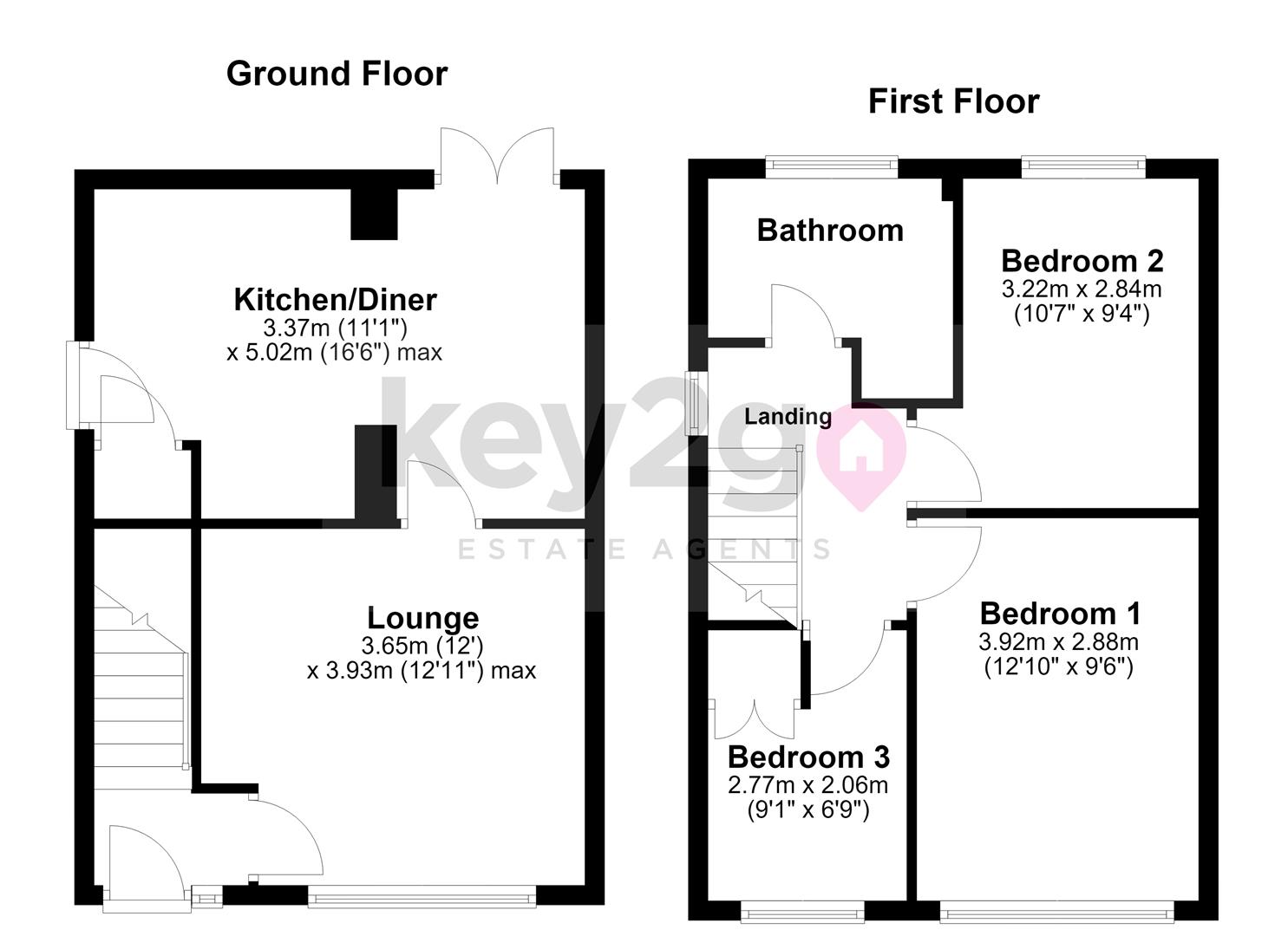 6, Twickenham Close, Sheffield floorplan