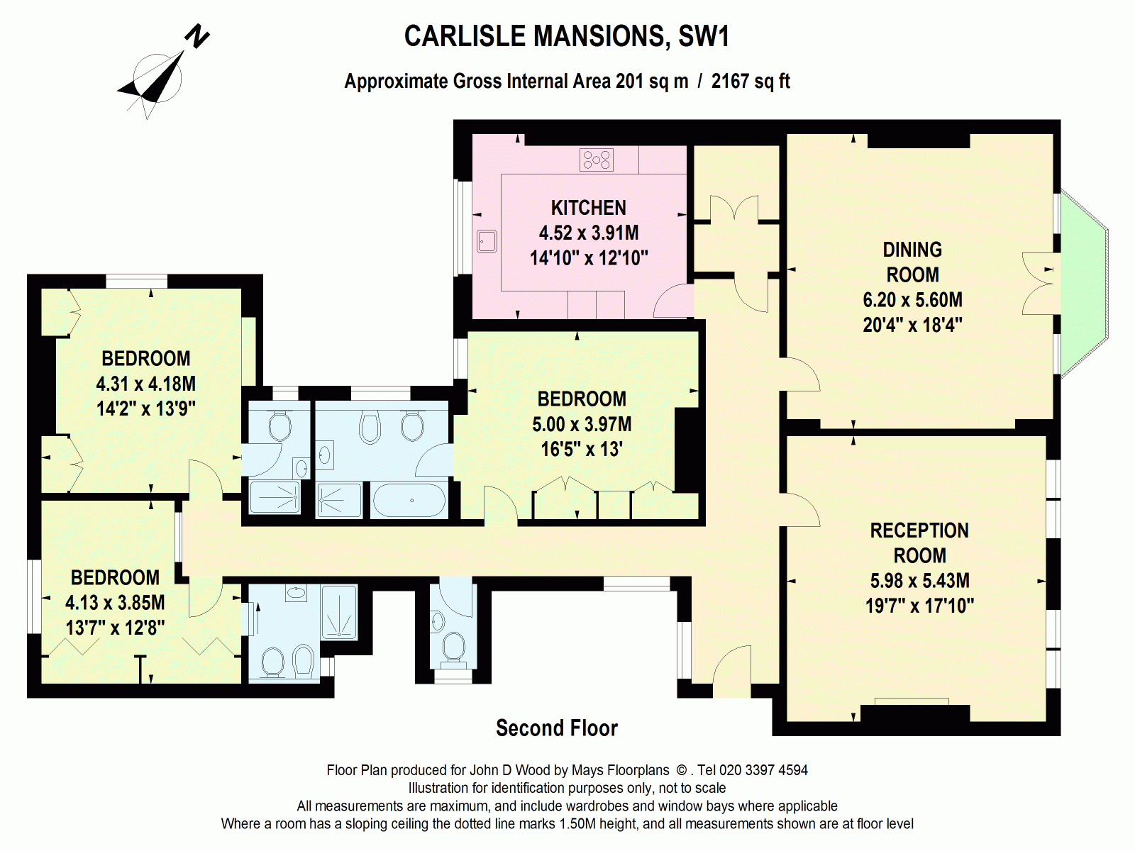 3 bed flat for sale in Carlisle Mansions, Carlisle Place, London SW1P