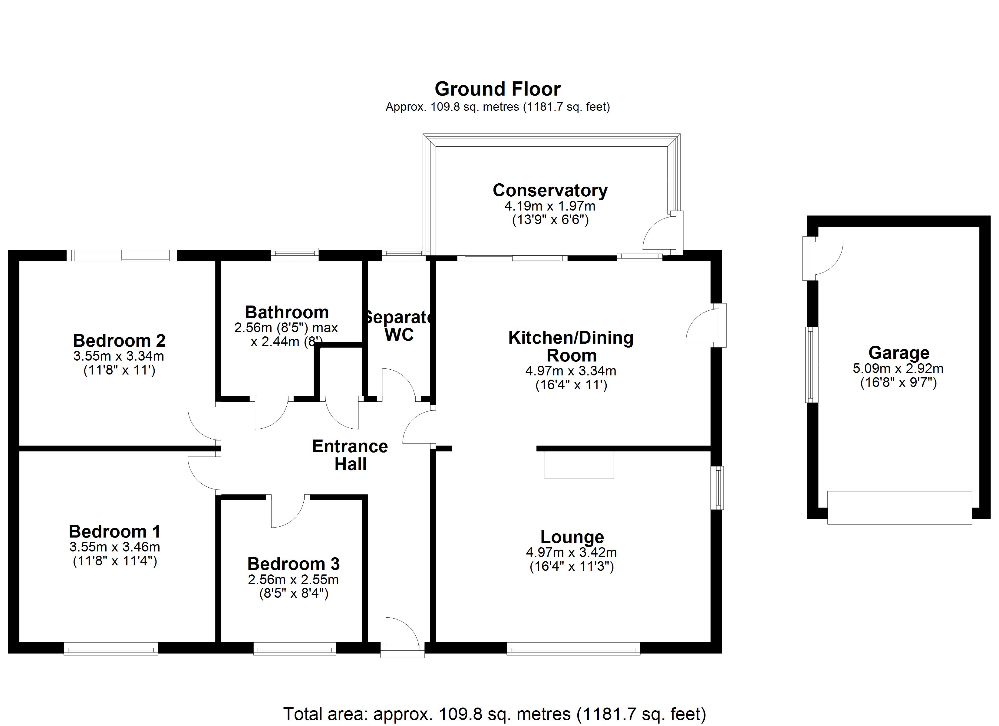 3 bed detached bungalow for sale in Marsh Lane, Elton, Chester CH2 Zoopla