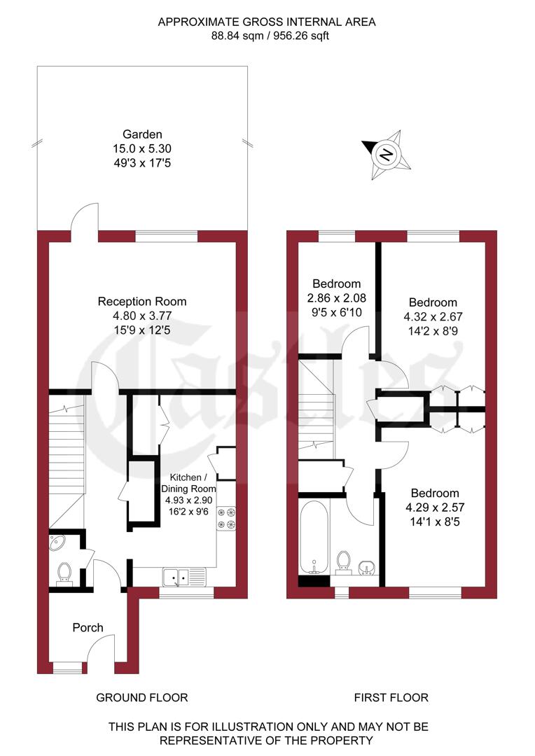 21, Lytchet Way, Enfield floorplan