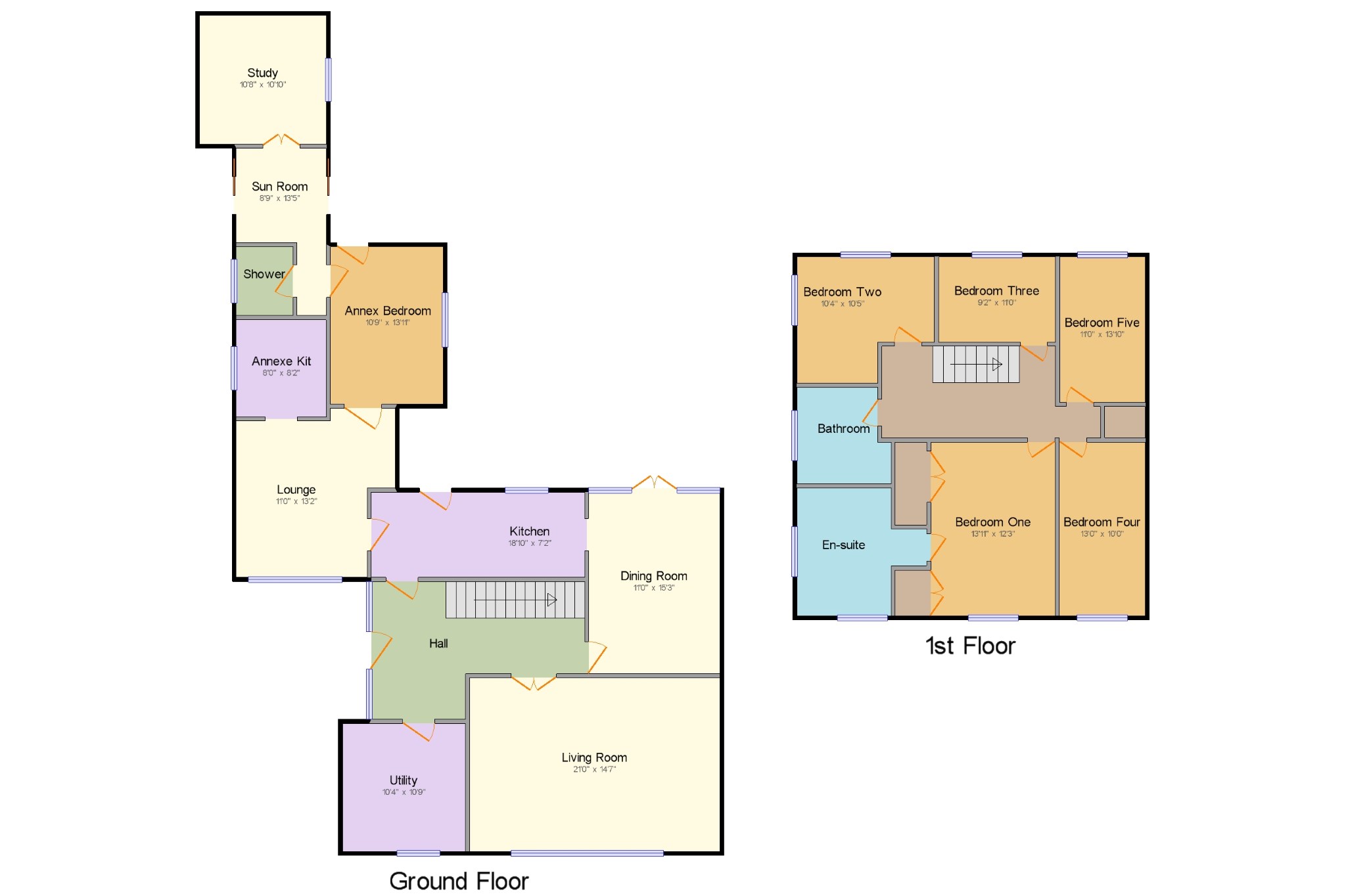 5 Bedrooms Detached house for sale in Chalcraft Lane, North Bersted, Bognor Regis, West Sussex PO21