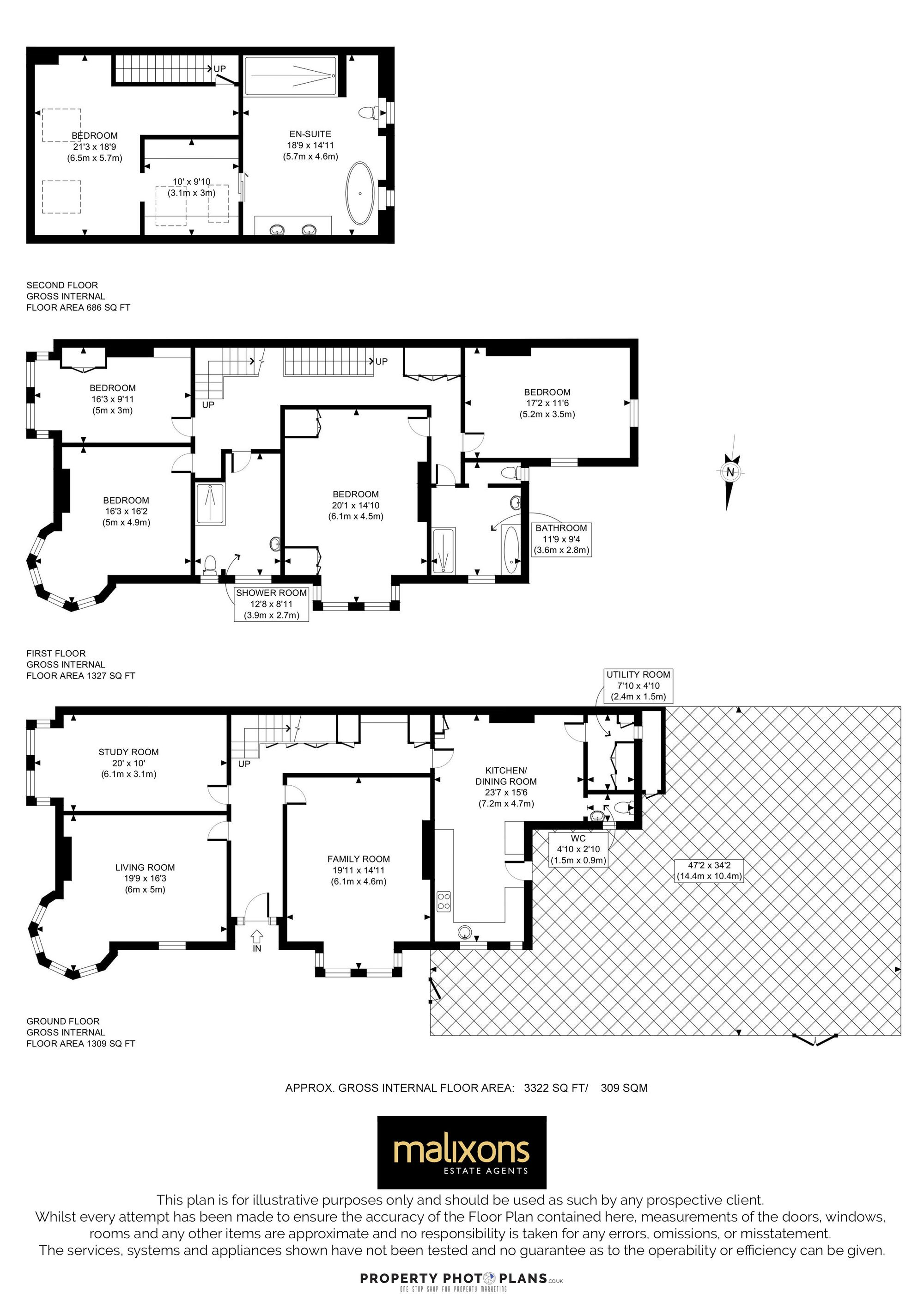 126 St. Julians Farm Road, London floorplan