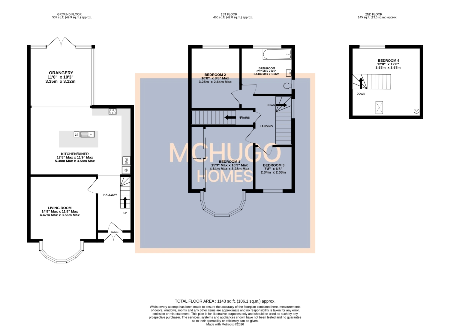 22, Grayswood Park Road, Quinton floorplan