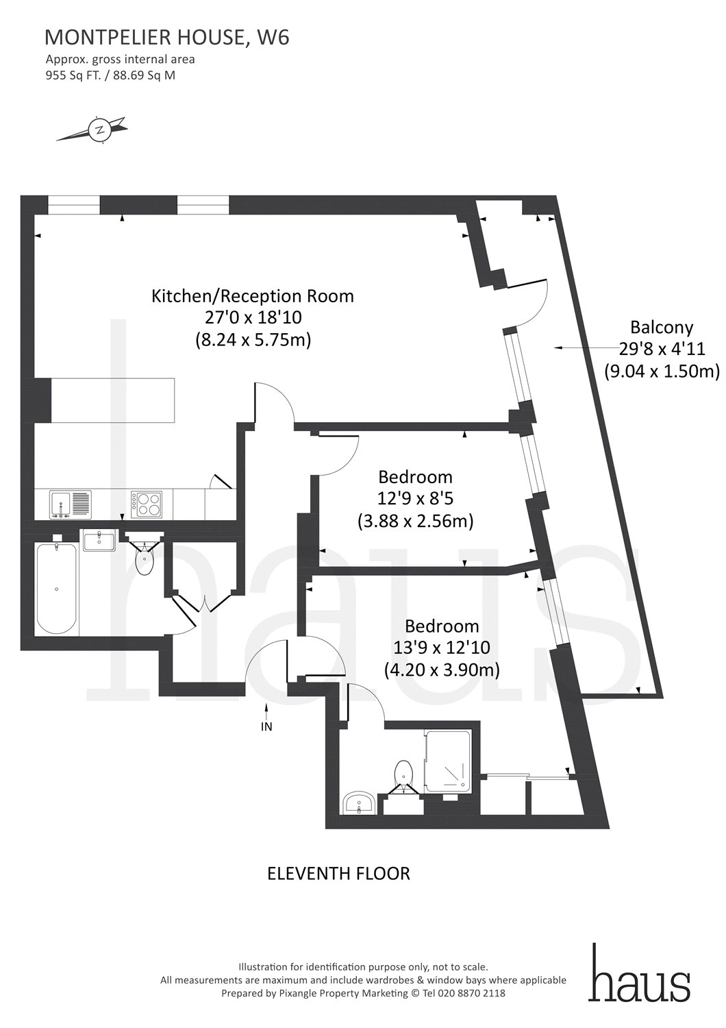 2 Bedrooms Flat to rent in Montpelier House, Sovereign Court, Hammersmith, London W6