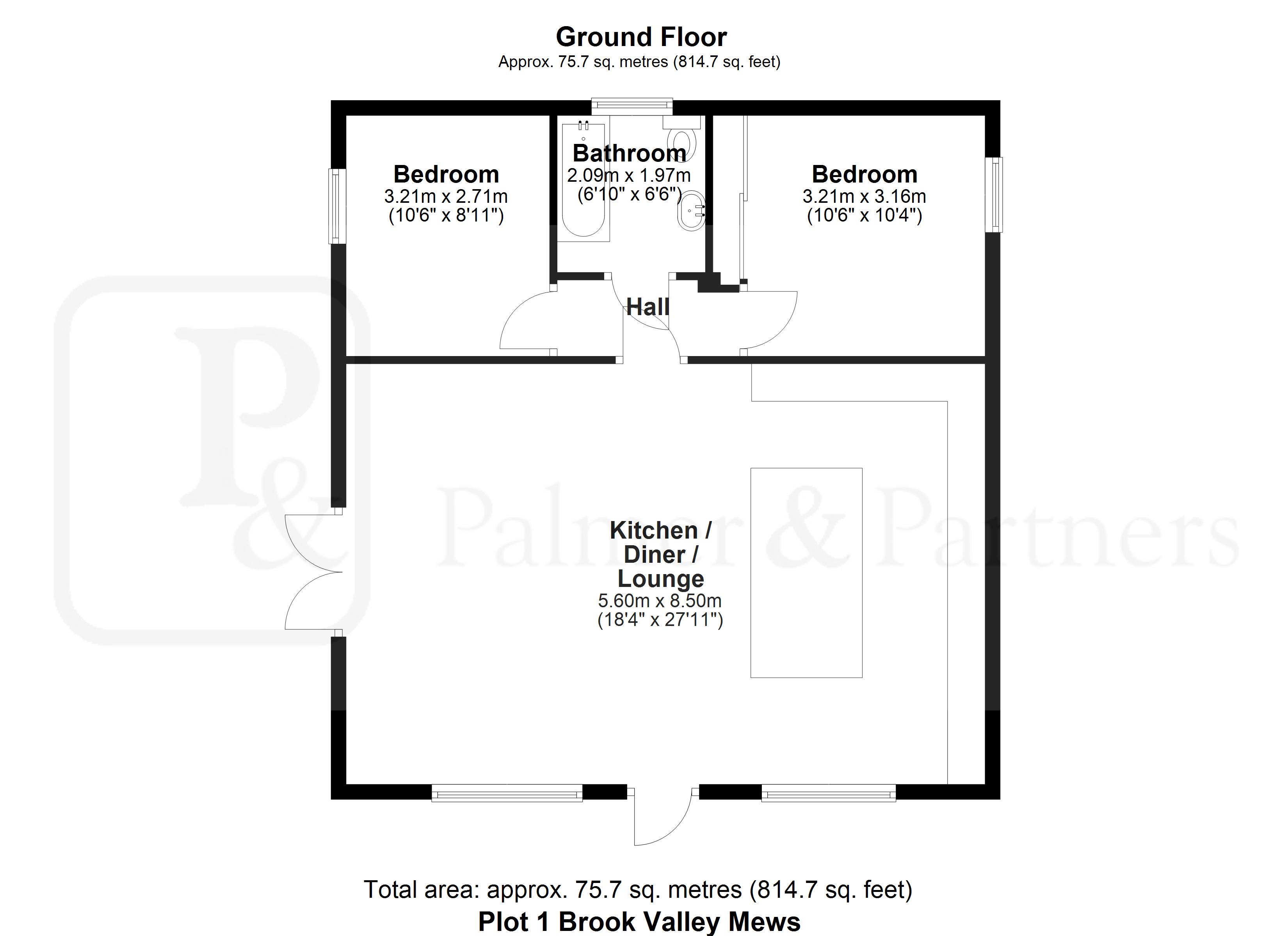 Plot 1,, Crouch Ridge, Latchingdon floorplan