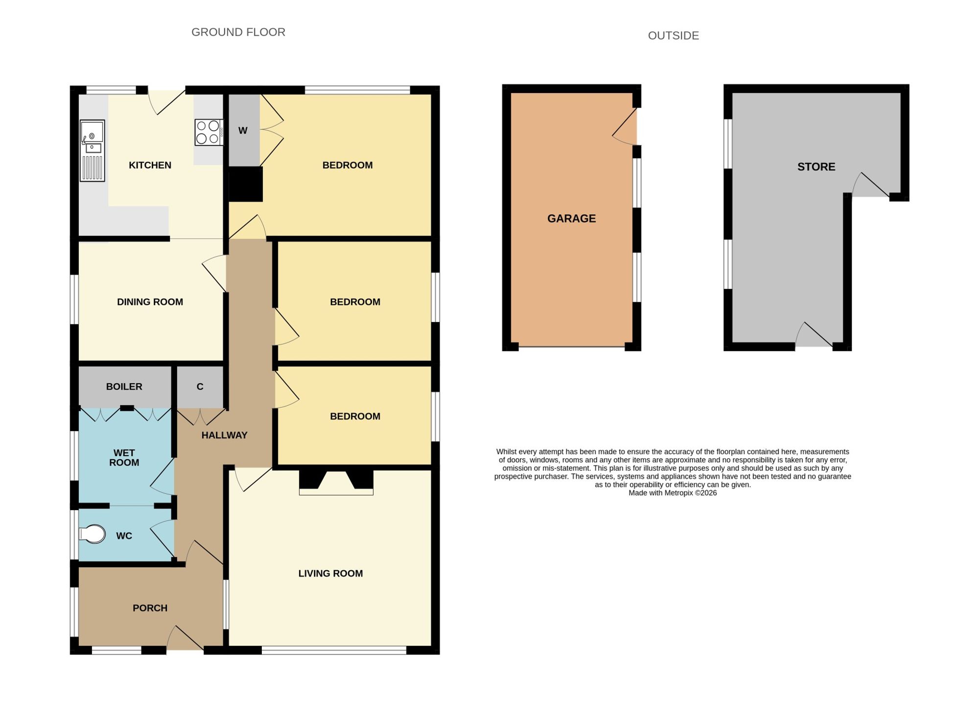 16 Keast Close, St. Columb floorplan