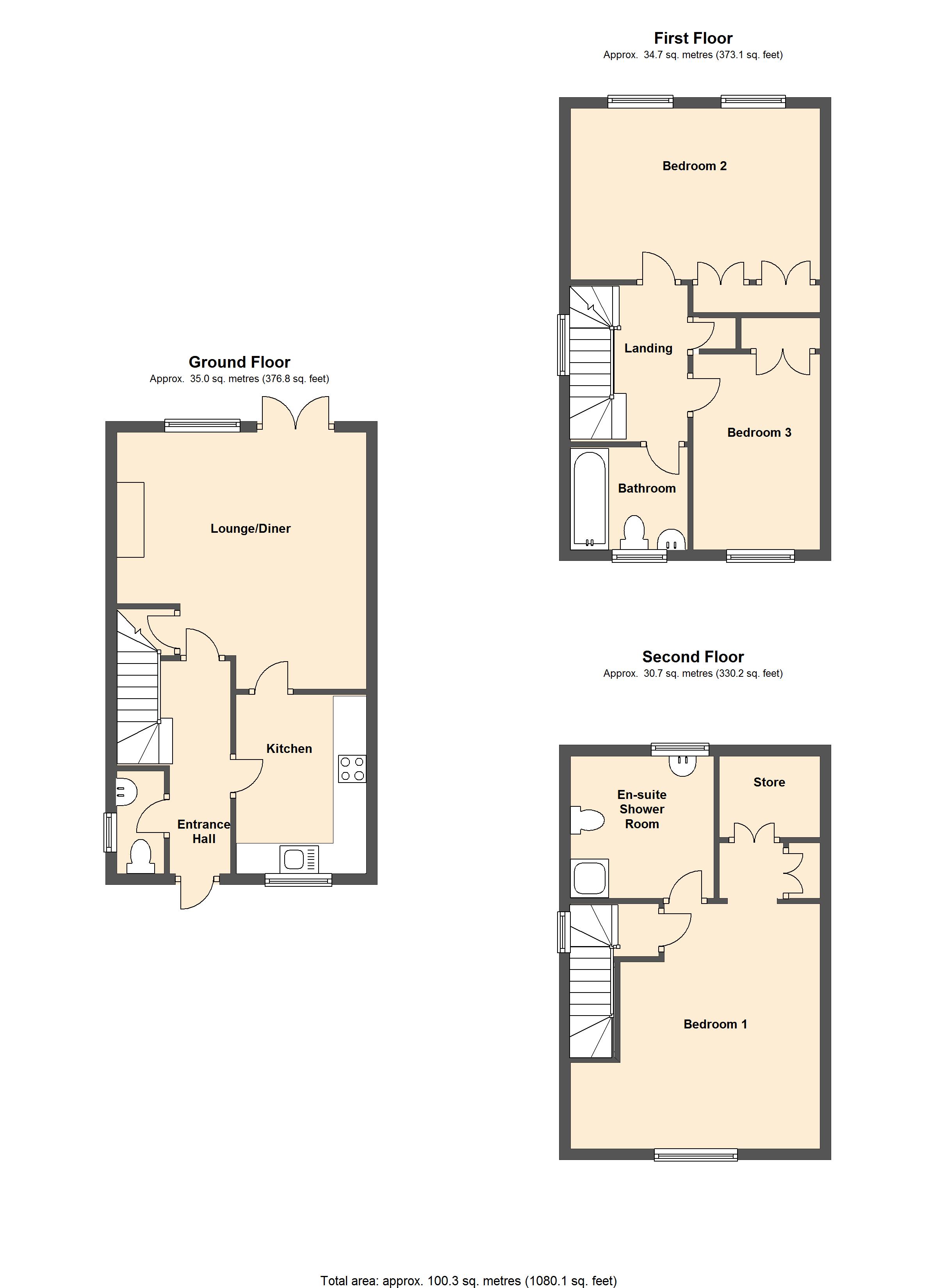 3 bed end terrace house for sale in Columbine Road, Ely CB6 Zoopla