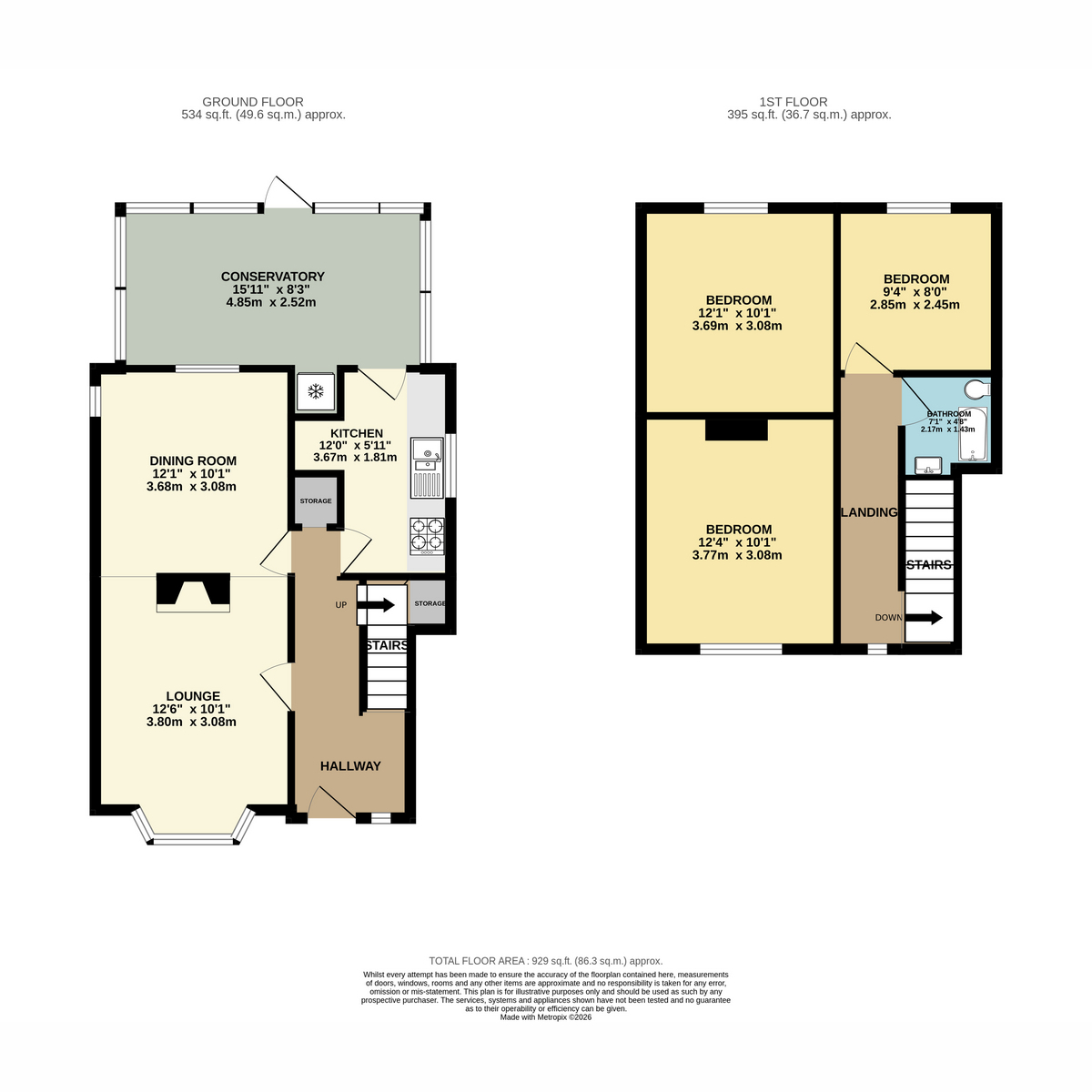 28, Upton Road, Poole floorplan