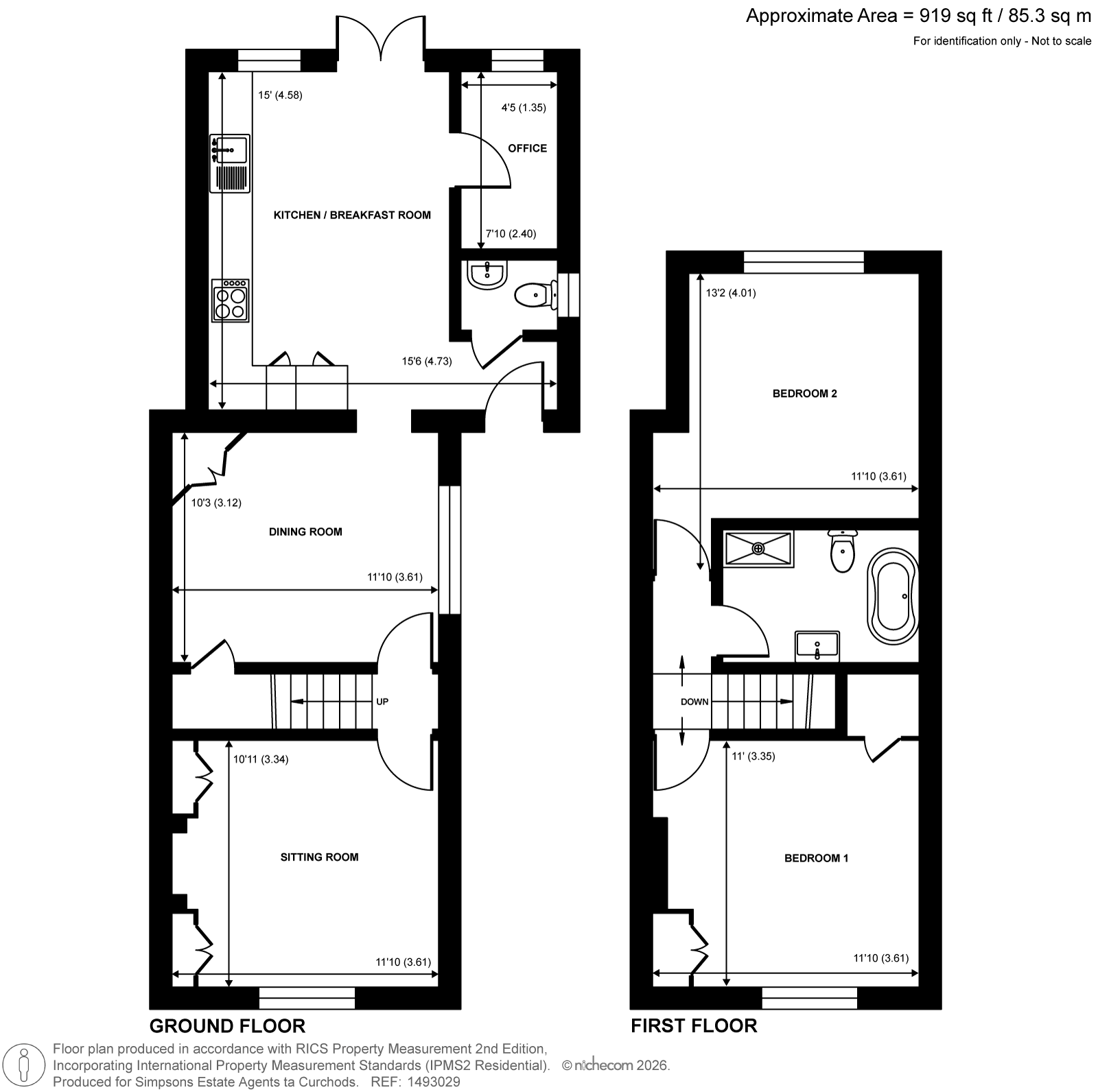 Cedar Cottage, 33, Kings Road, Guildford floorplan