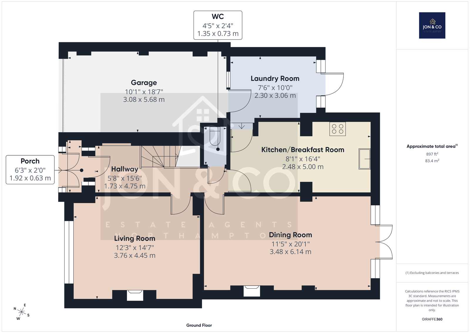 39, Abbots Gardens, London floorplan