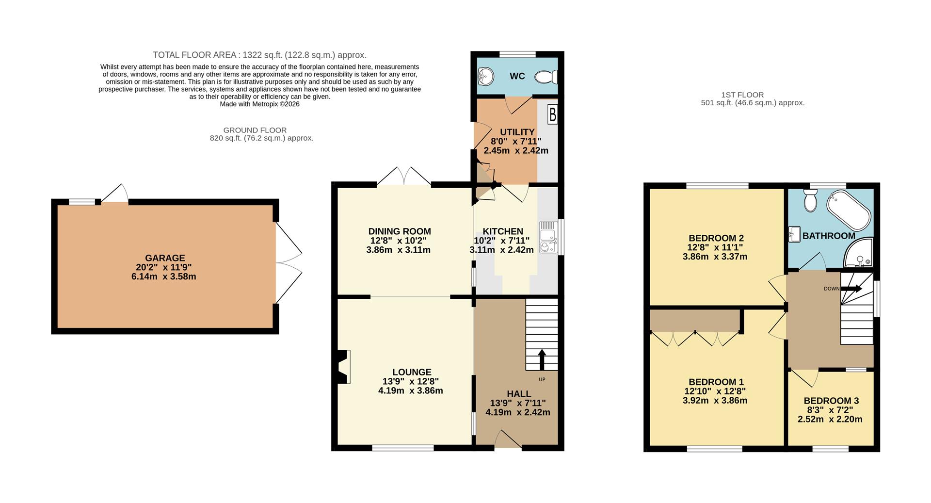 Bramble Cottage, 113a, Milton Street, Brixham floorplan