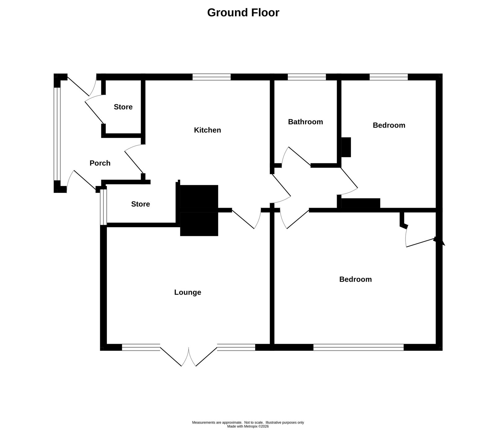 50, The Paddock, Bilston floorplan