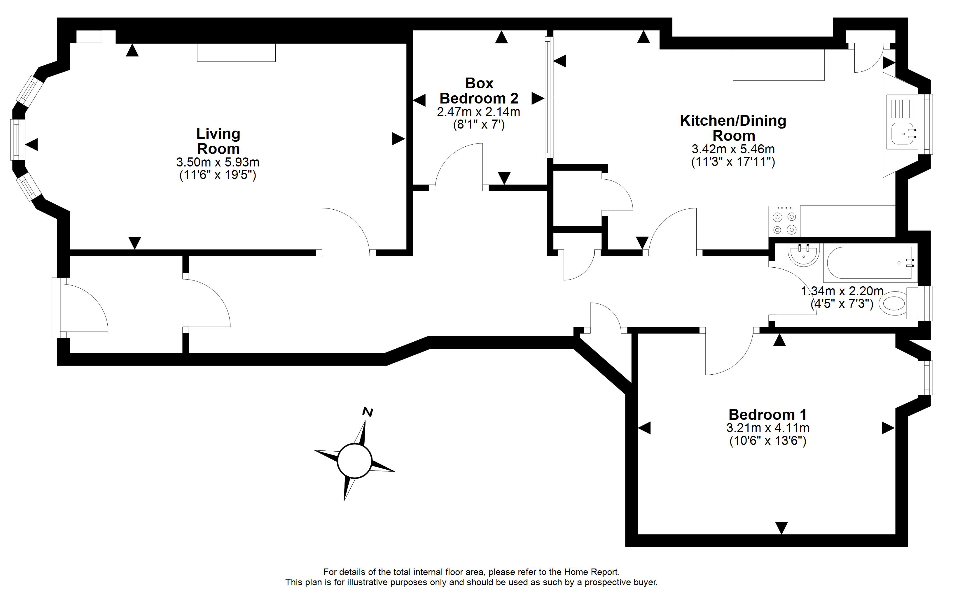 Harden Place, Edinburgh EH11, 1 bedroom flat for sale 68361825