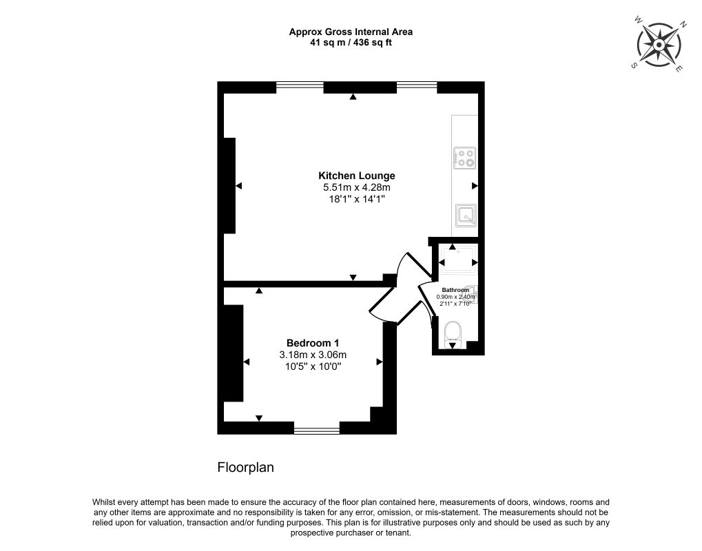 34C, Harmer Street, Gravesend floorplan
