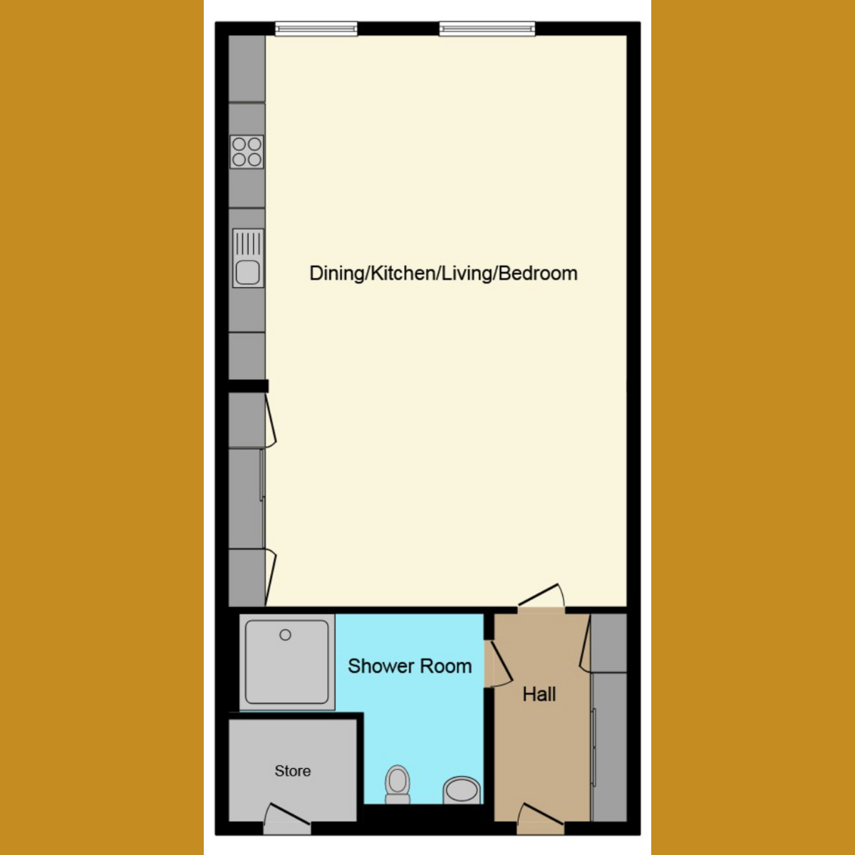 Flat Flat 1, 10, Alexandra Street, Southend-on-sea floorplan