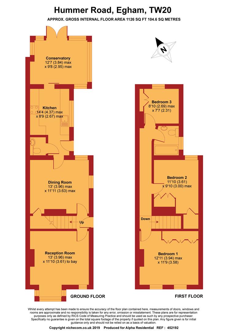 3 Bedrooms  to rent in Hummer Road, Egham TW20