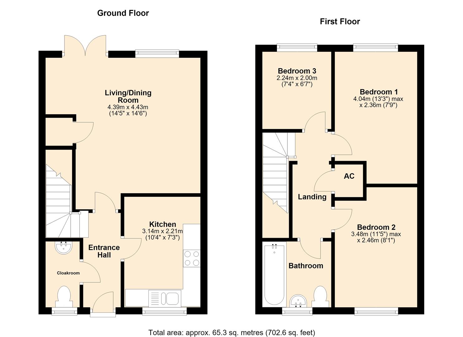 7, The Ploughman, Hereford floorplan