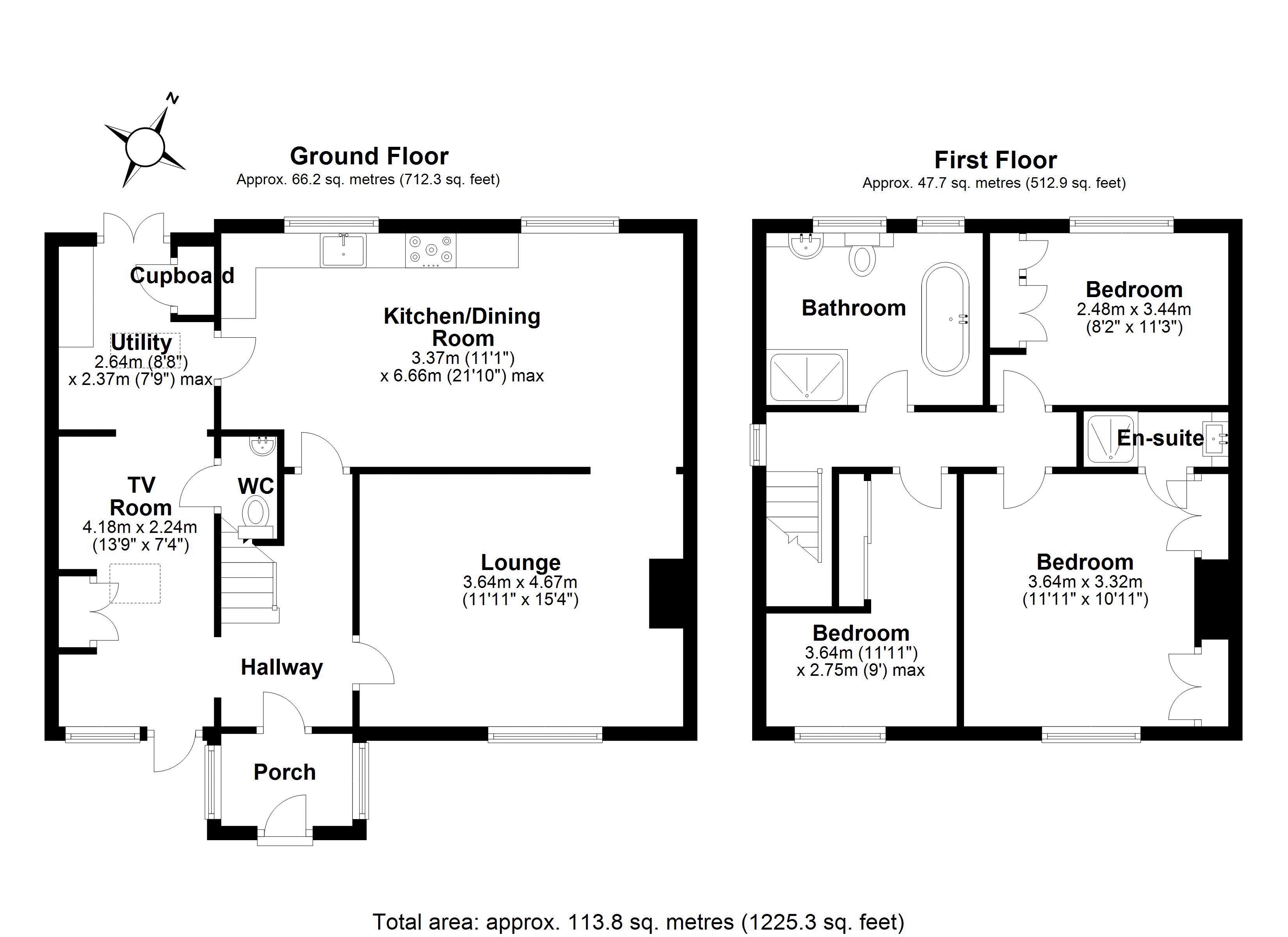 11, Coronation Crescent, Telford floorplan