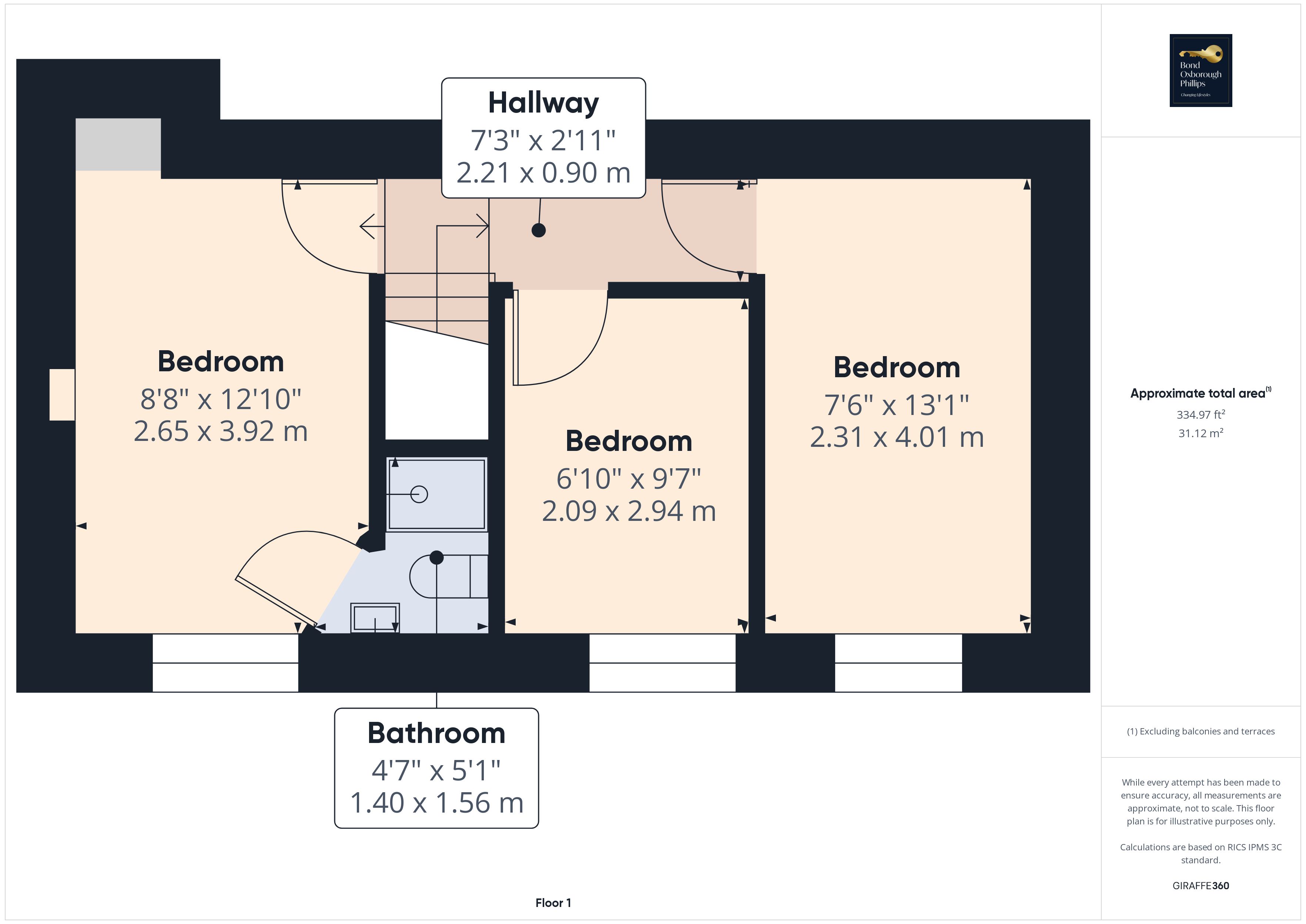 11, Chapel Street, Cornwall floorplan