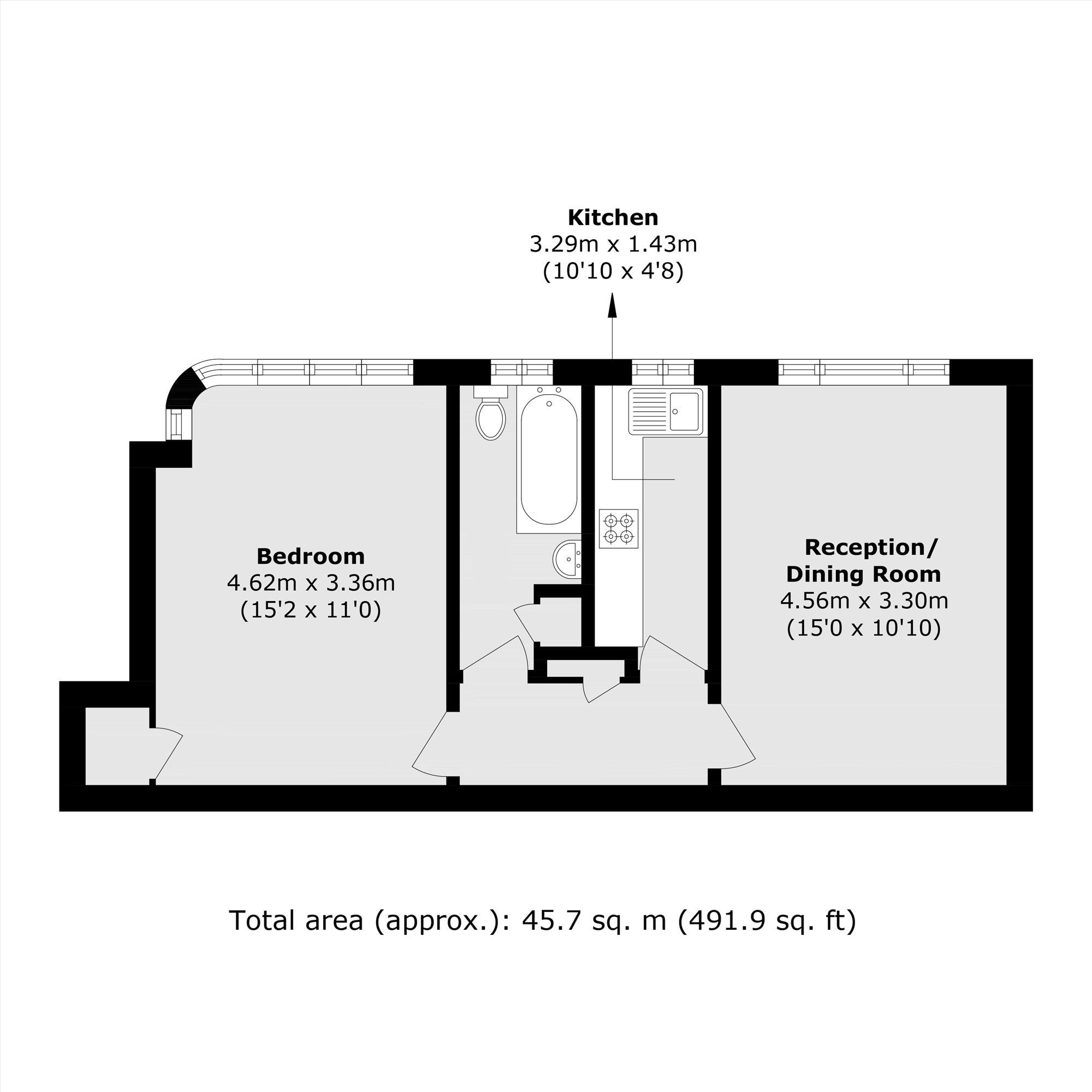 Wyke Road, London floorplan