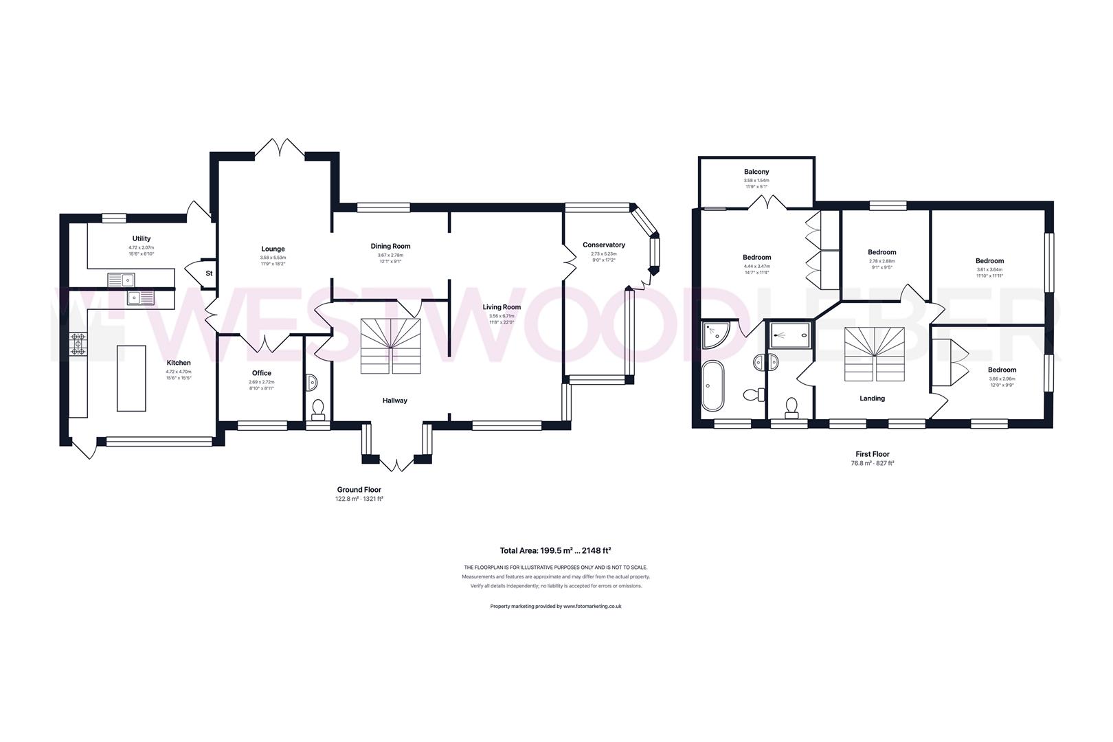 Five Acres, Hoe Lane, Nazeing floorplan