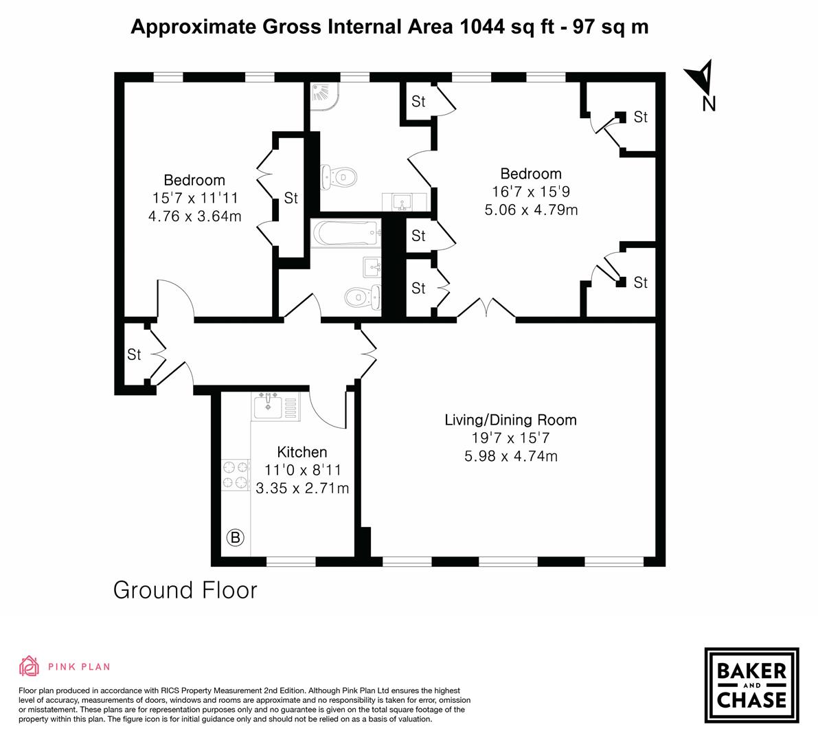 2 Helen Clare Court, 80, Windmill Hill, Enfield floorplan