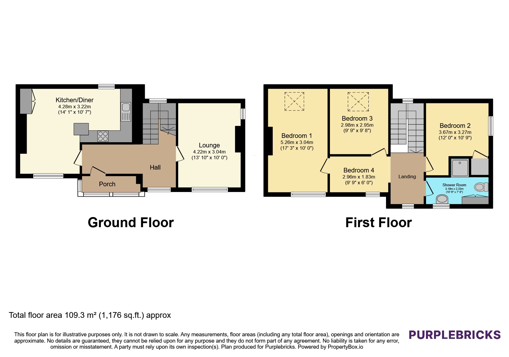84, High Street, Criccieth floorplan