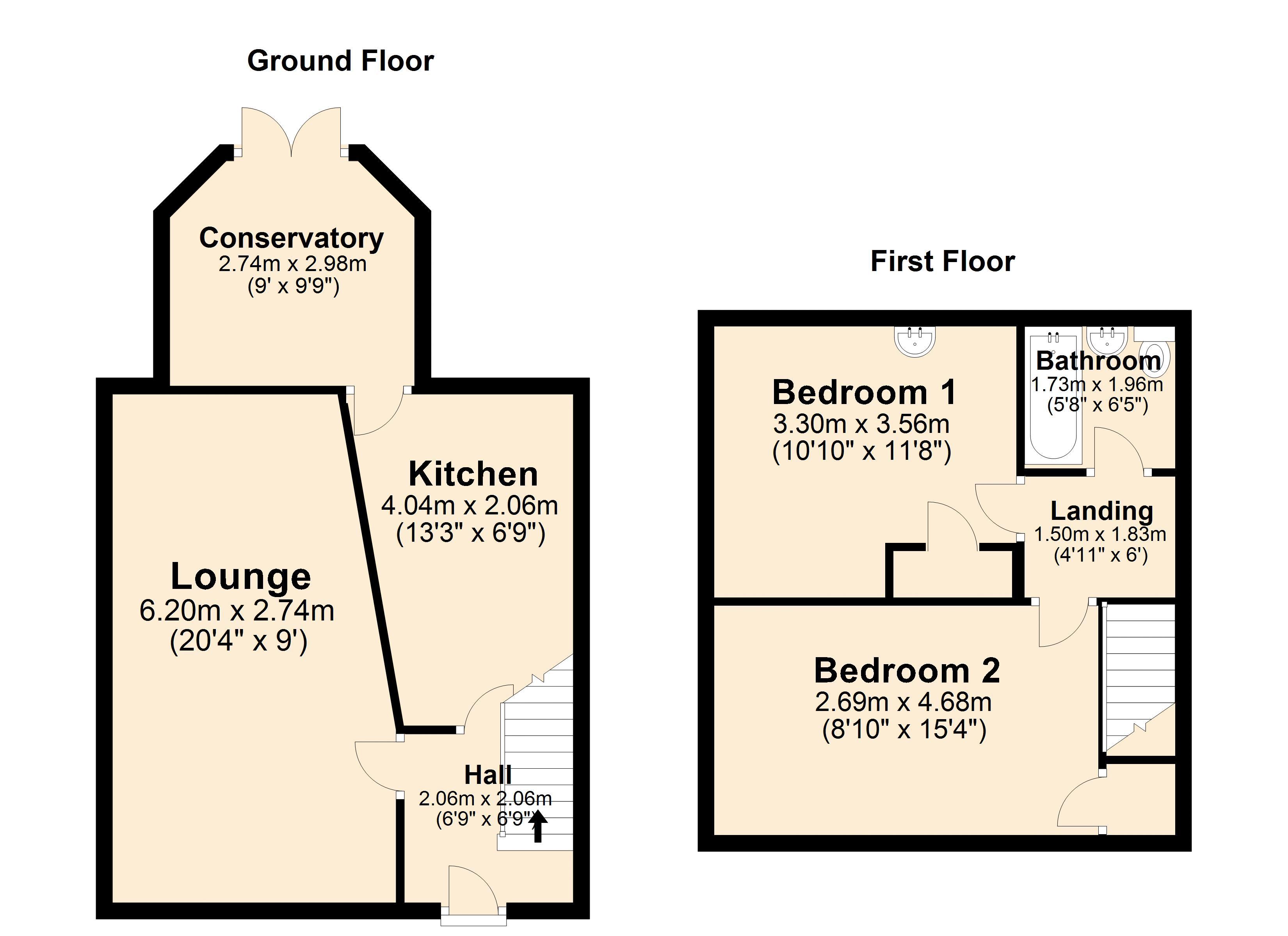 Brunshaw Avenue, Burnley BB10, 2 bedroom terraced house for sale