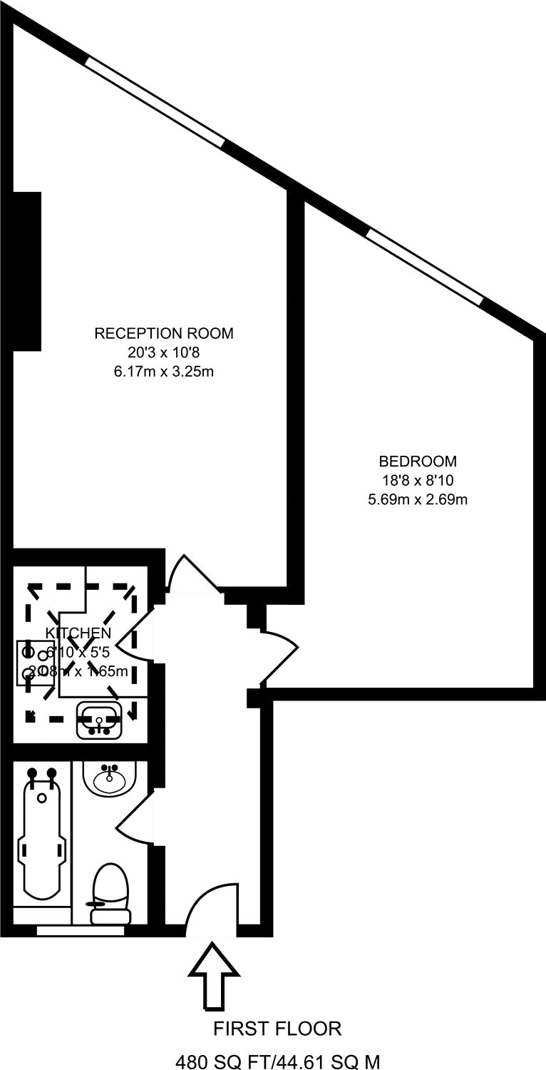 1 Bedrooms Flat to rent in Pembridge Villas, Notting Hill W11