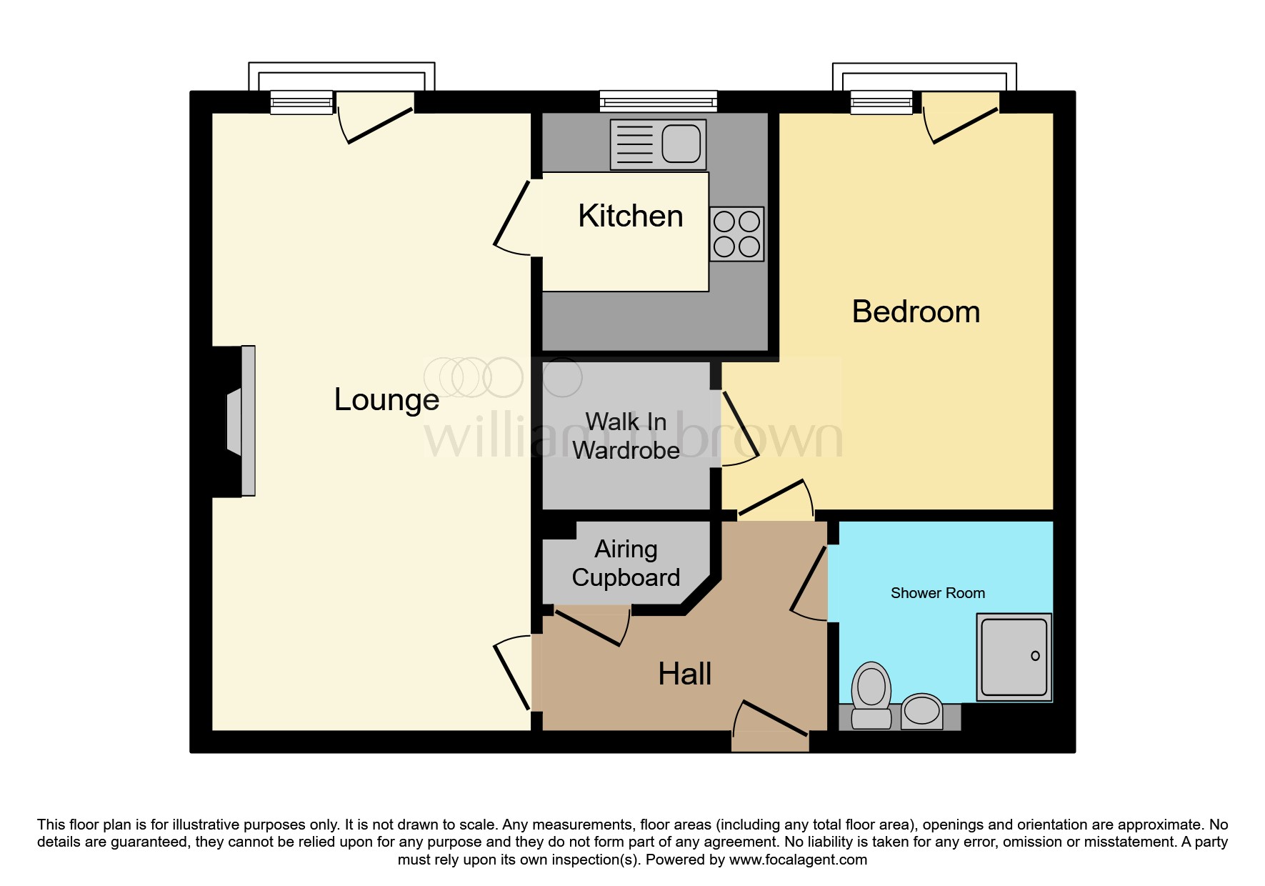 Flat 6, Lawrence Place, White Horse Lane, Maldon floorplan