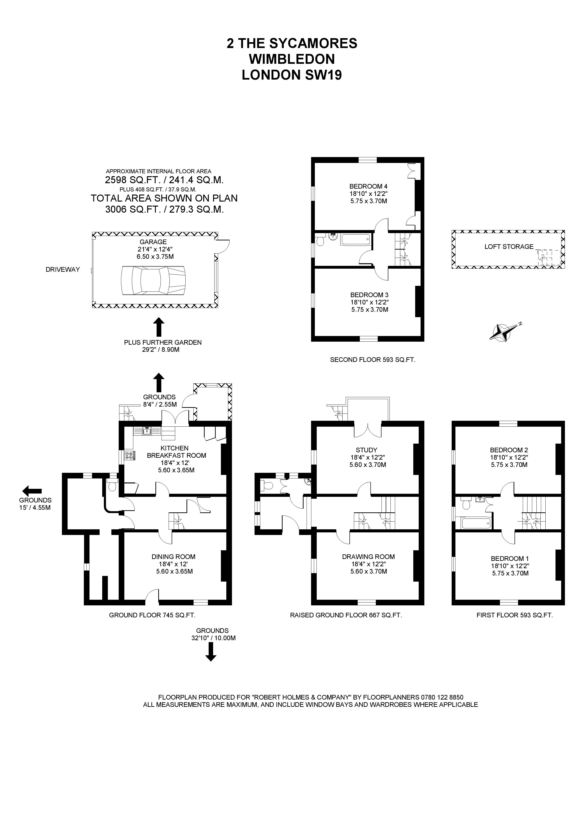 Crooked Billet, Wimbledon, SW19 floorplan
